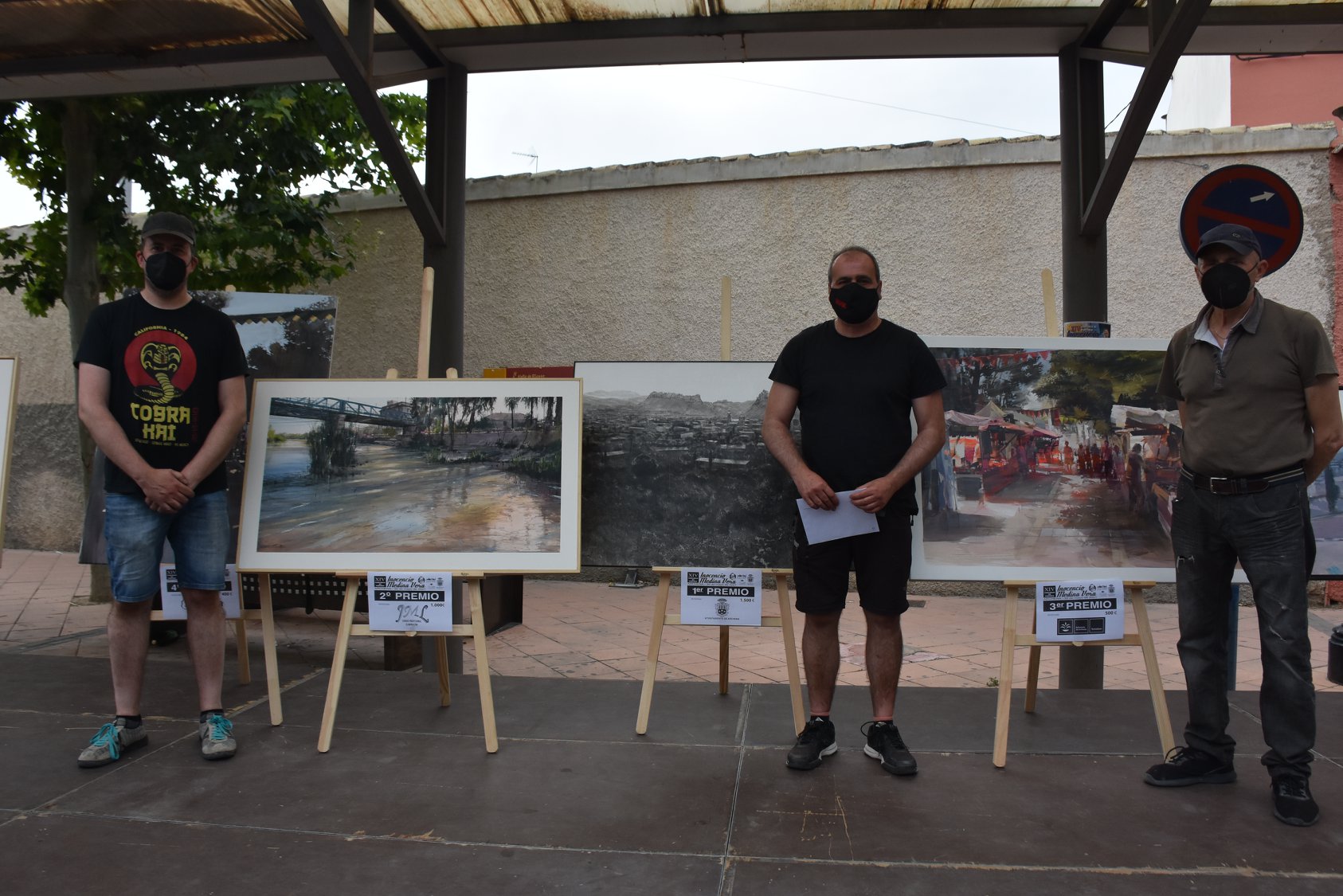 Ayuntamiento de Archena - 34 participantes en el XIV Concurso Nacional de Pintura Inocencio Medina Vera procedentes de varias regiones españolas