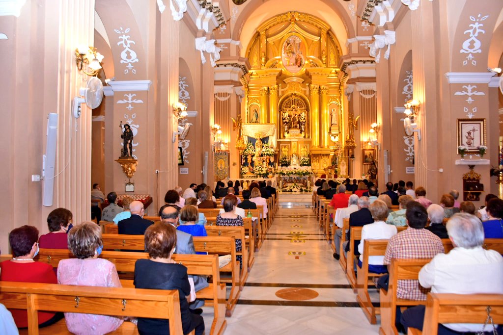 Ayuntamiento de Archena - El Obispo de Cartagena ofició un año más la Solemne Misa del Corpus