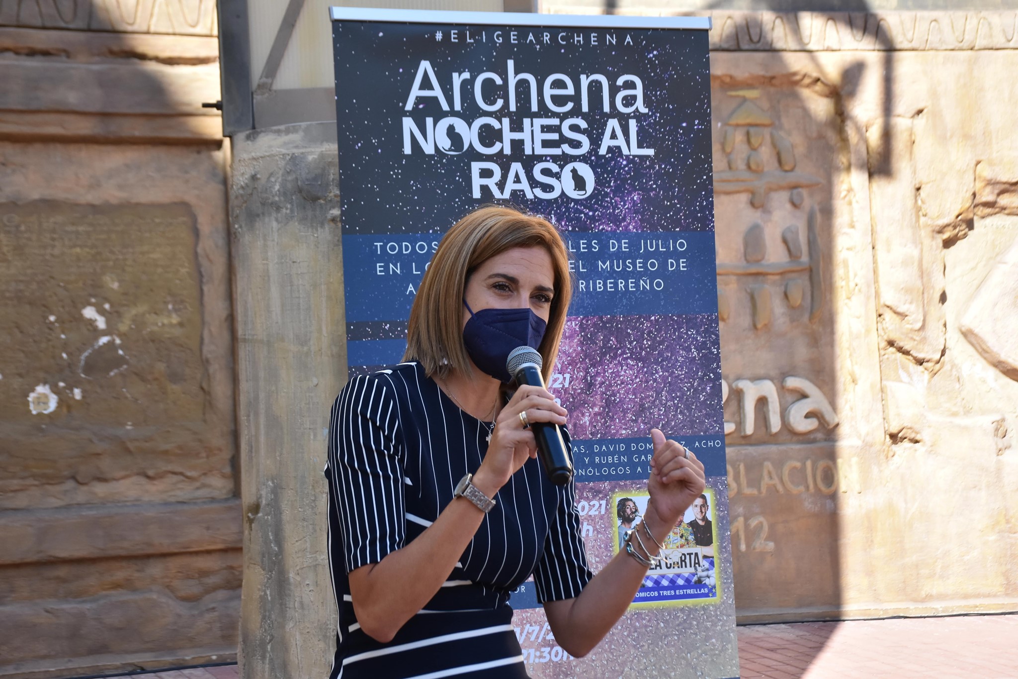 Ayuntamiento de Archena - Patricia Fernández presenta la II Edición de ‘Noches al Raso’, “un escaparate perfecto” para proteger y dinamizar el sector cultural en Archena
