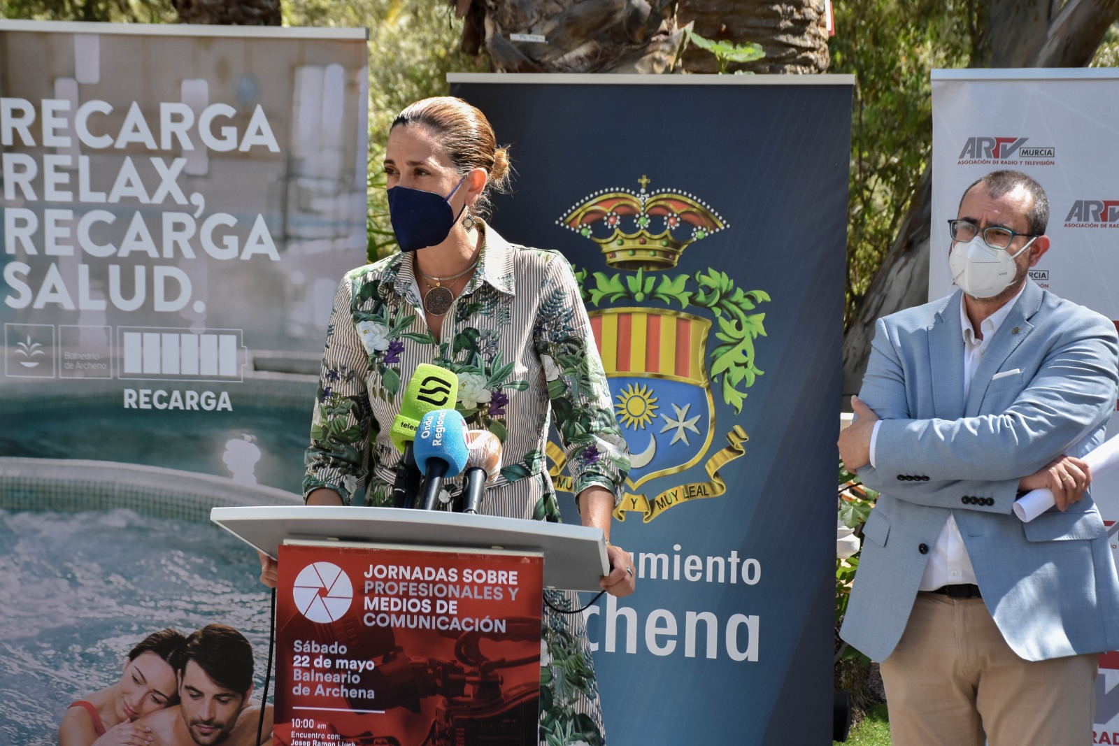 Ayuntamiento de Archena - Presentadas esta mañana las Jornadas sobre Profesionales y Medios de Comunicación que se celebran en el Balneario de Archena