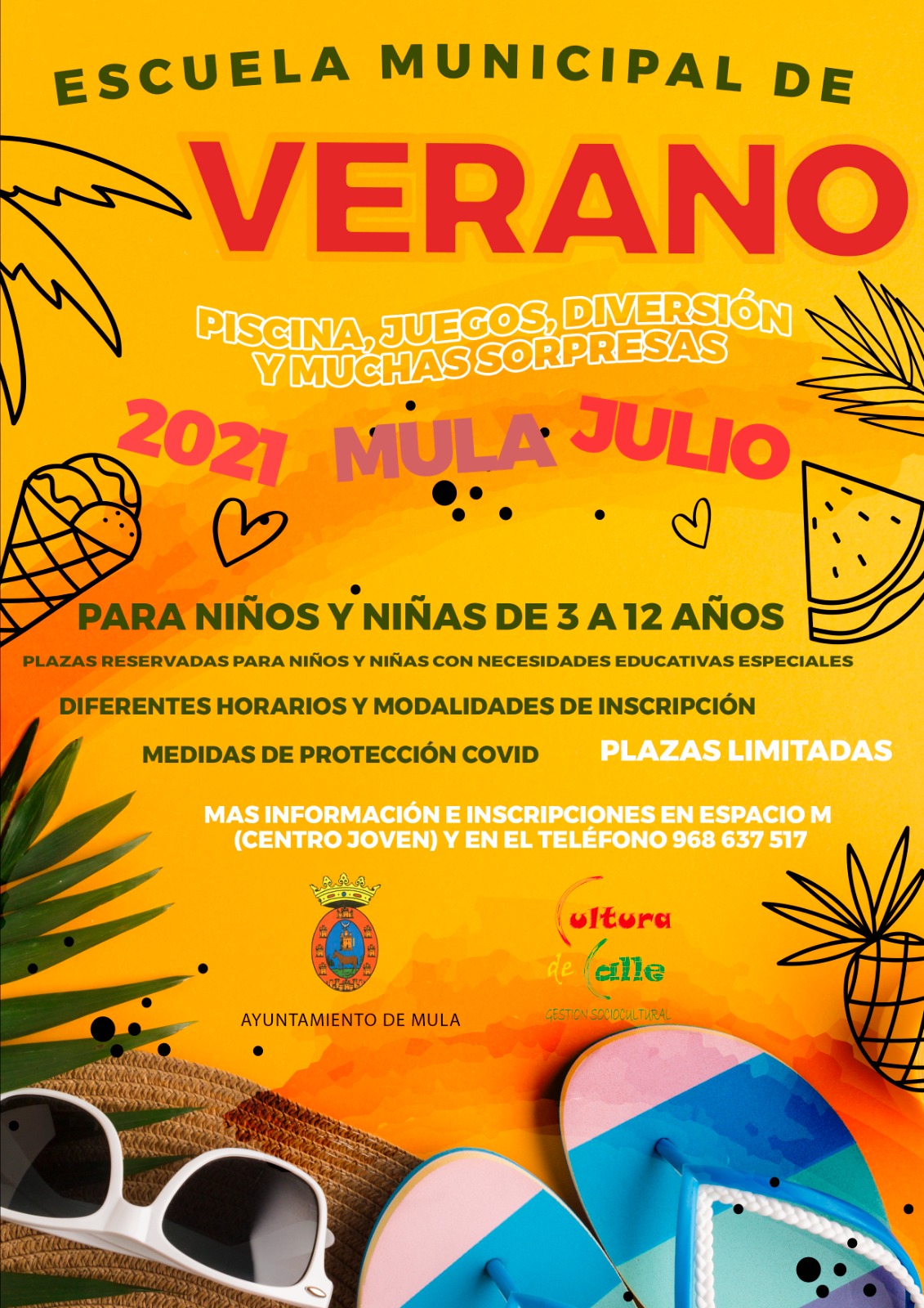 EDUCACIÓN | Abierto el plazo para inscribirse en la Escuela Municipal de Verano 2021