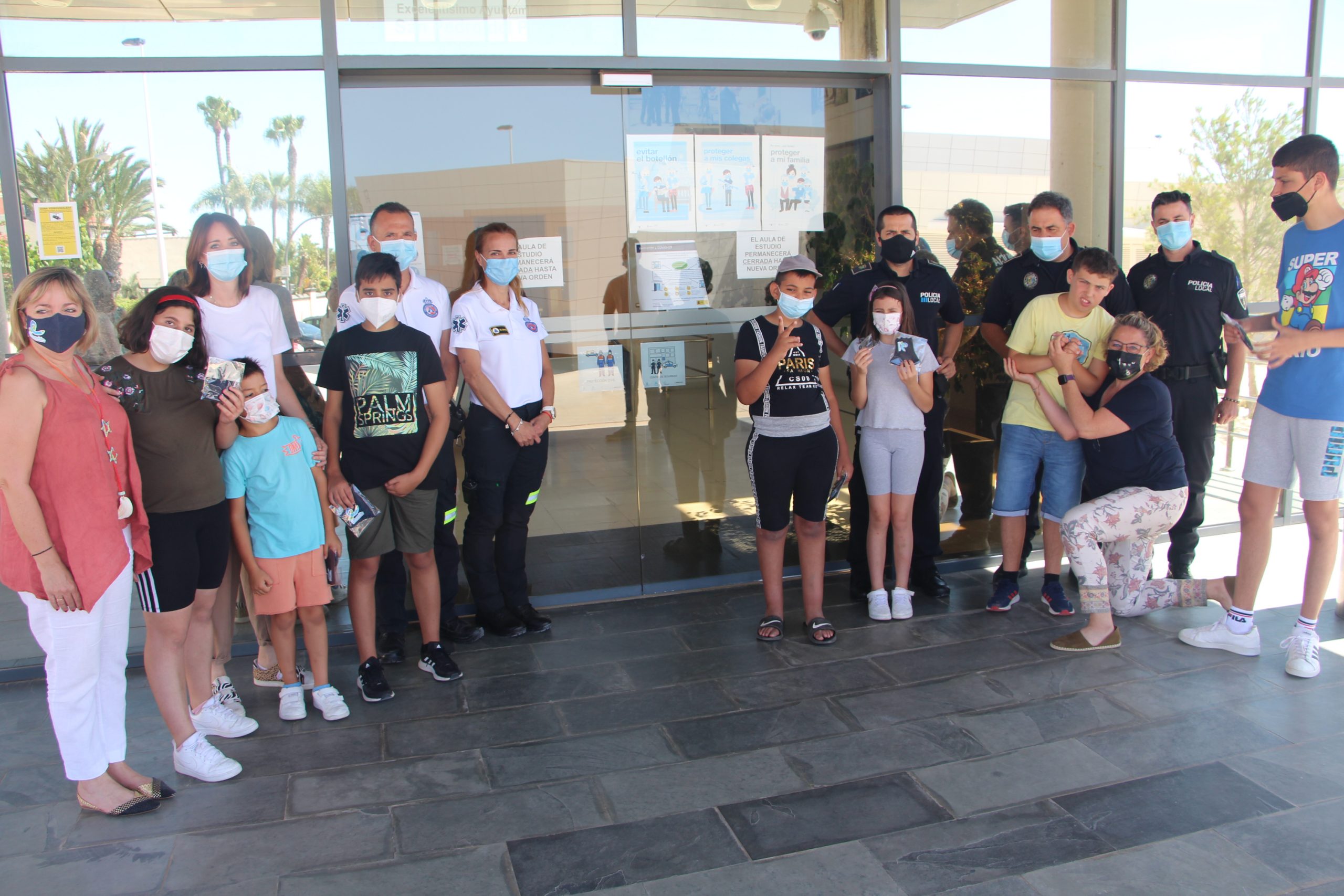 El aula abierta del colegio Los Pinos participa en el proyecto 'Pictogramizando San Pedro'