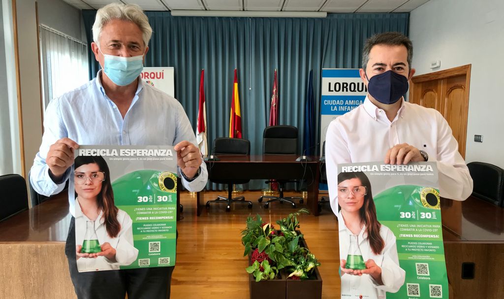 Lorquí ‘Recicla Esperanza’ en la lucha contra el cambio climático y la COVID-19