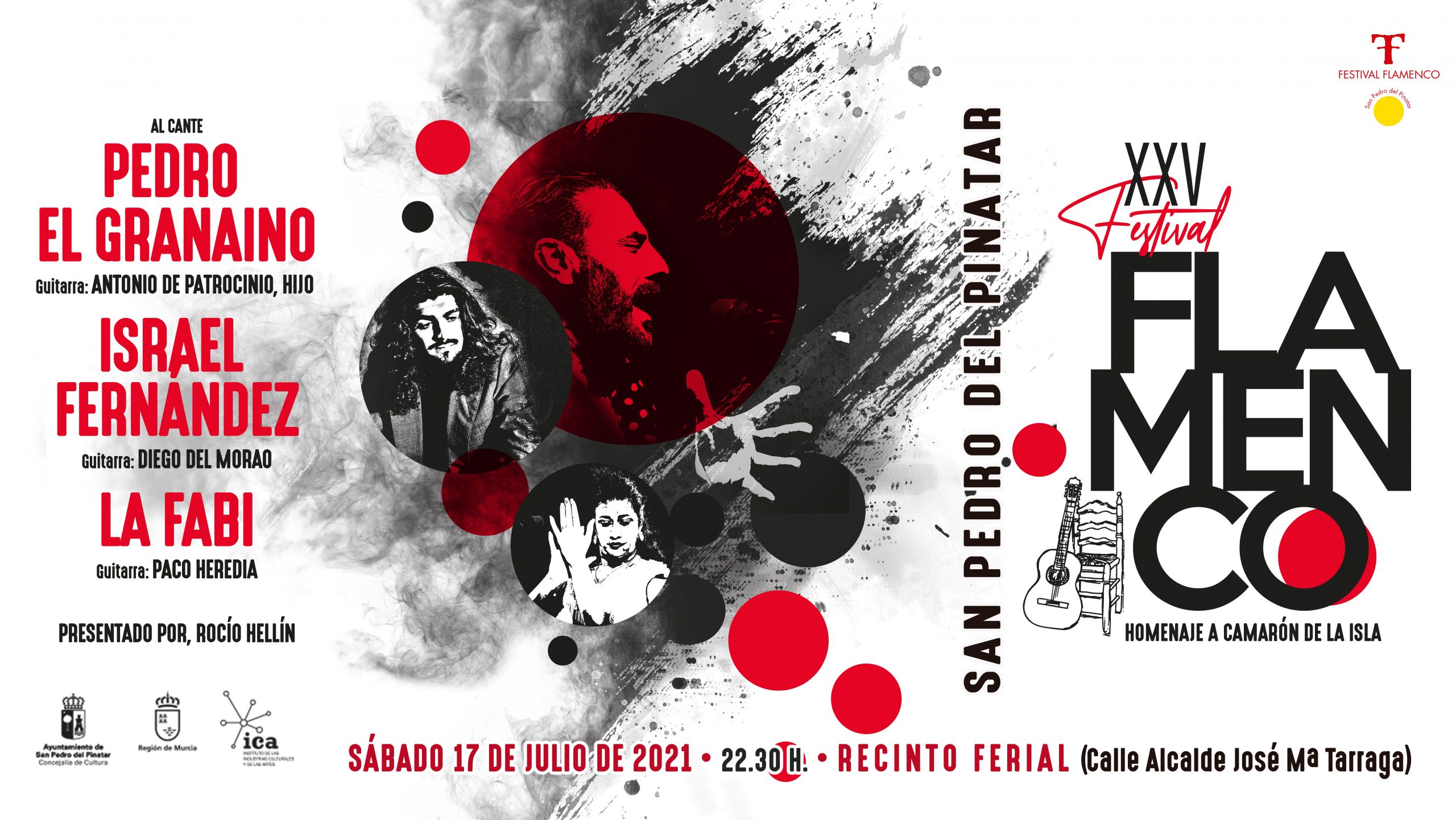 Pedro el Granaino, Israel Fernández y La Fabi se suben a las tablas en el XXV Festival Flamenco de San Pedro del Pinatar