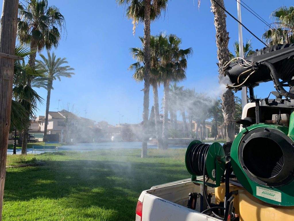 San Pedro del Pinatar refuerza las acciones de control de plagas ante el aumento de mosquitos por las temperaturas