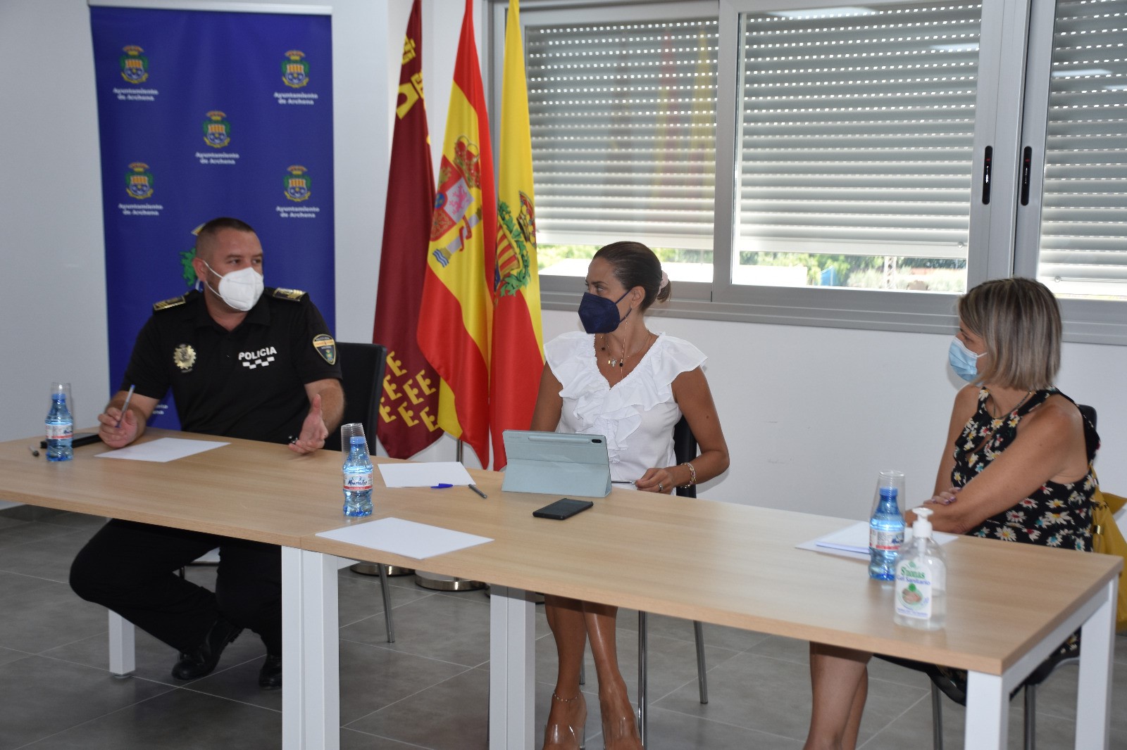 Ayuntamiento de Archena - Reunión de la Comisión Municipal Anticovid19 para analizar la situación actual de la pandemia en la localidad