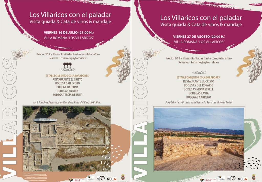 TURISMO | Turismo y la Ruta del Vino organizan dos cenas maridaje en el entorno del yacimiento de Los Villaricos