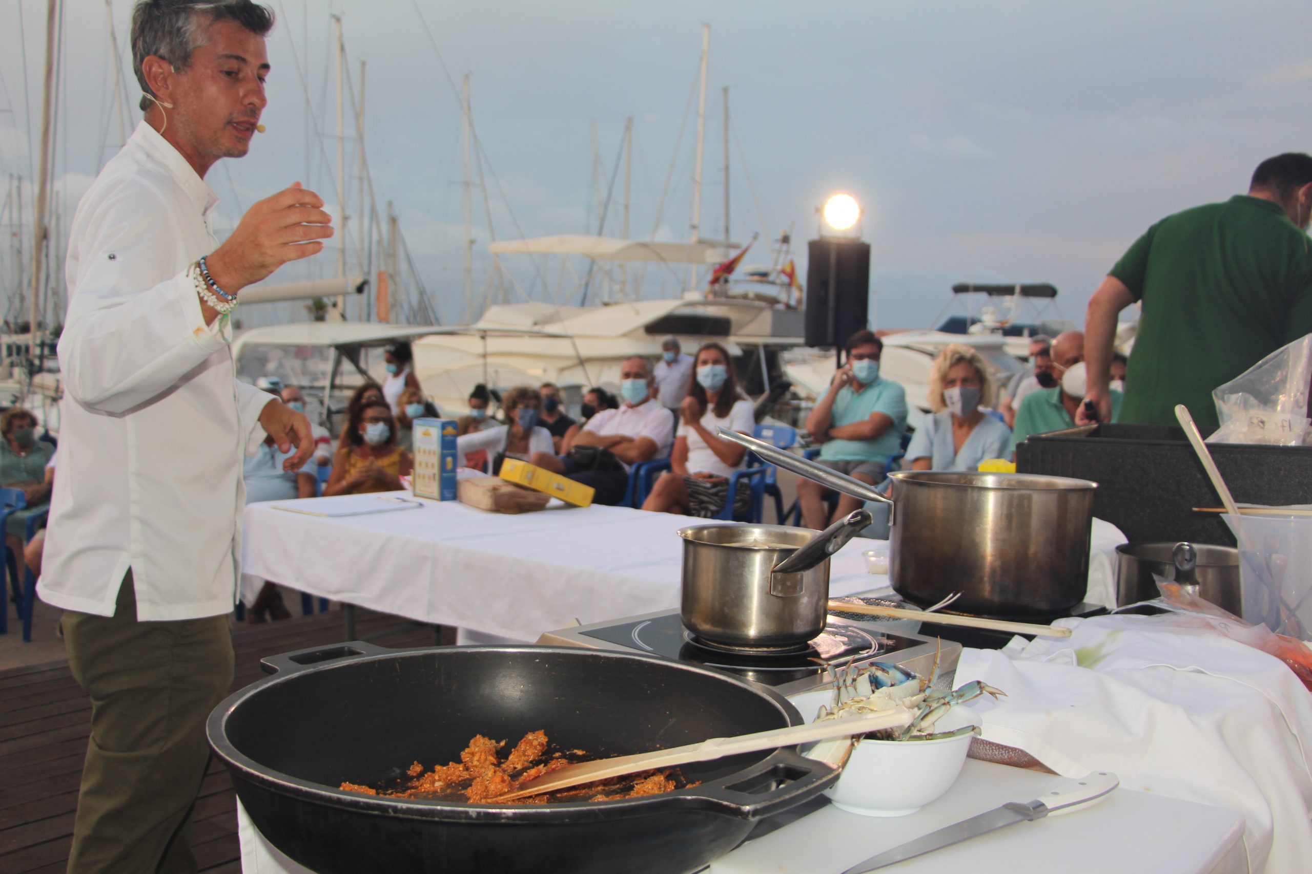 Los "Arroces Marineros" de Pablo Martínez pusieron el punto final a los Showcooking "Paraíso Gastronómico San Pedro del Pinatar"