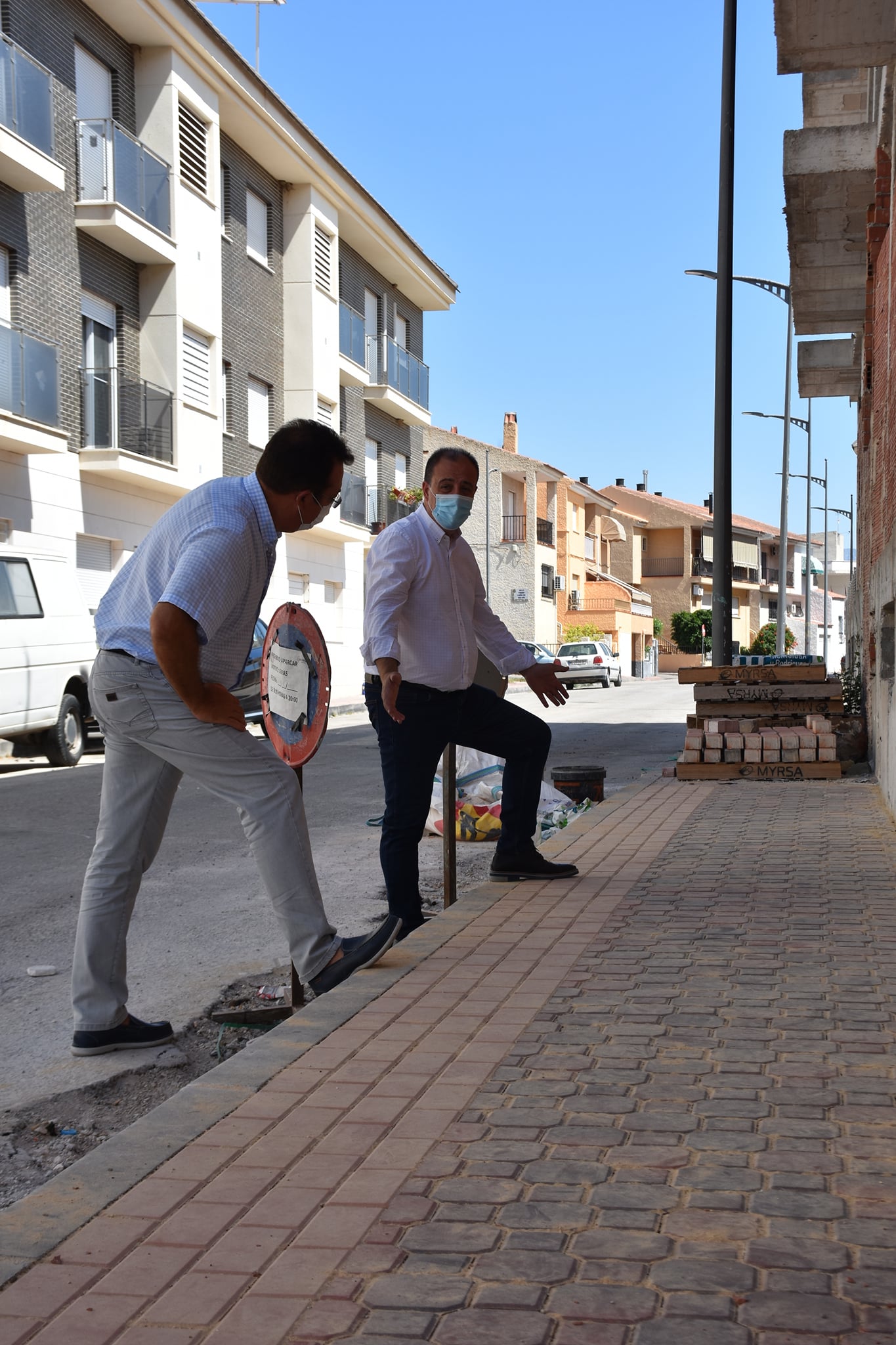 Ayuntamiento de Archena - Obras de construcción de nuevas aceras y arreglo de diversas calles en el municipio