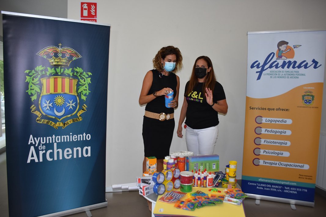 Ayuntamiento de Archena - Presentada la asociación AFAMAR de familias con niños con necesidades de Atención Temprana