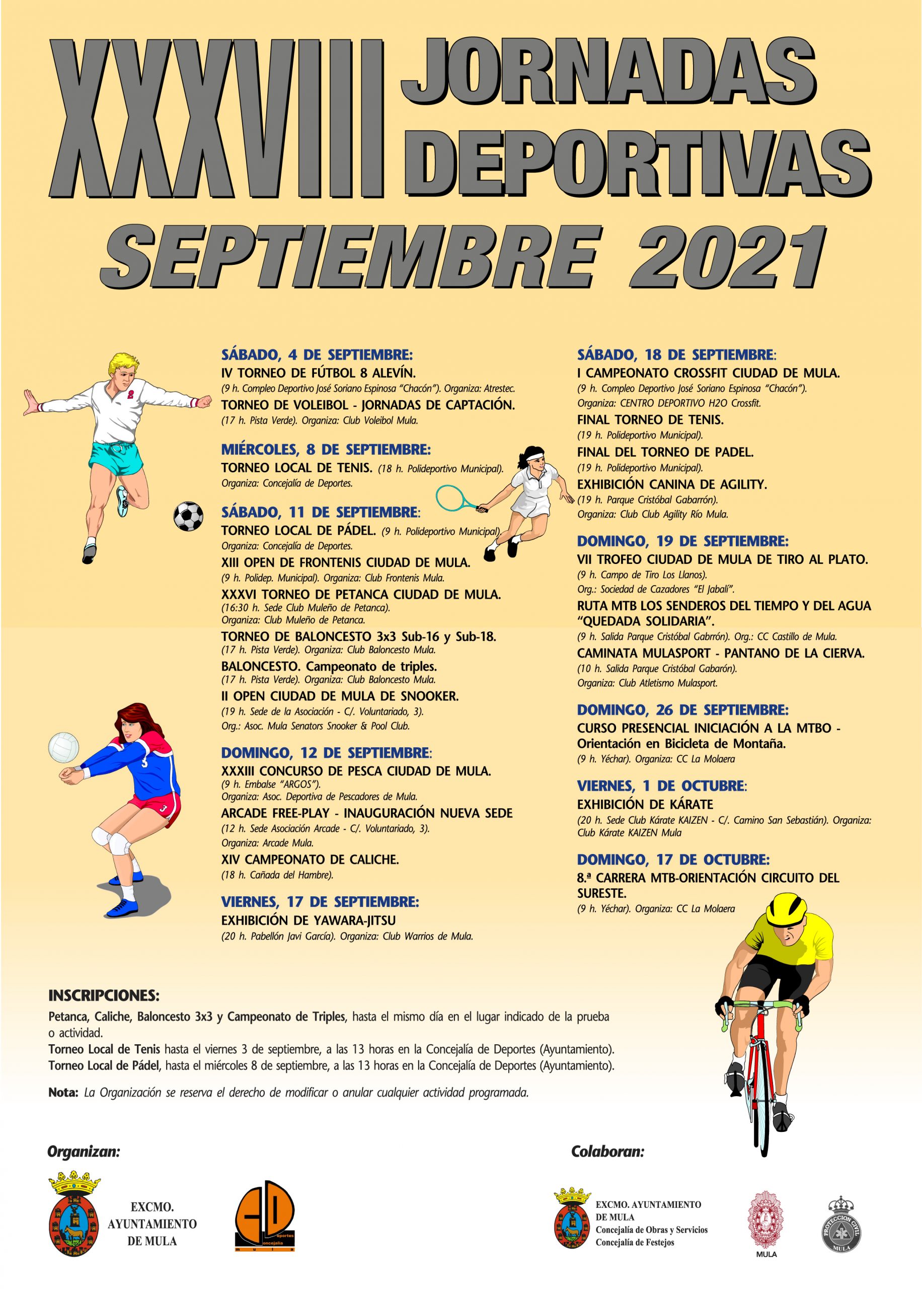 DEPORTES | XXXVIII Jornadas deportivas – Septiembre 2021