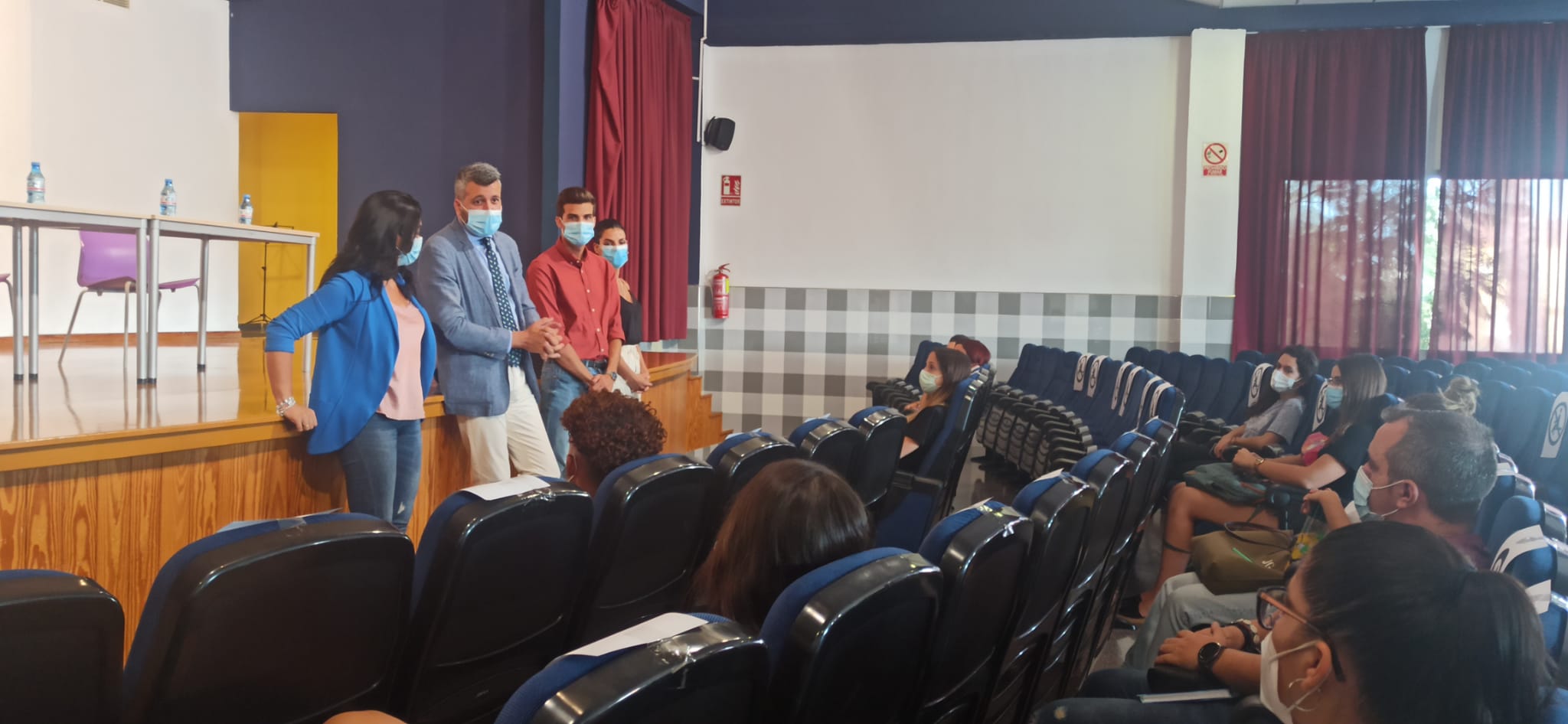 El director general de Juventud inaugura el curso de actividades juveniles iniciado en Alguazas