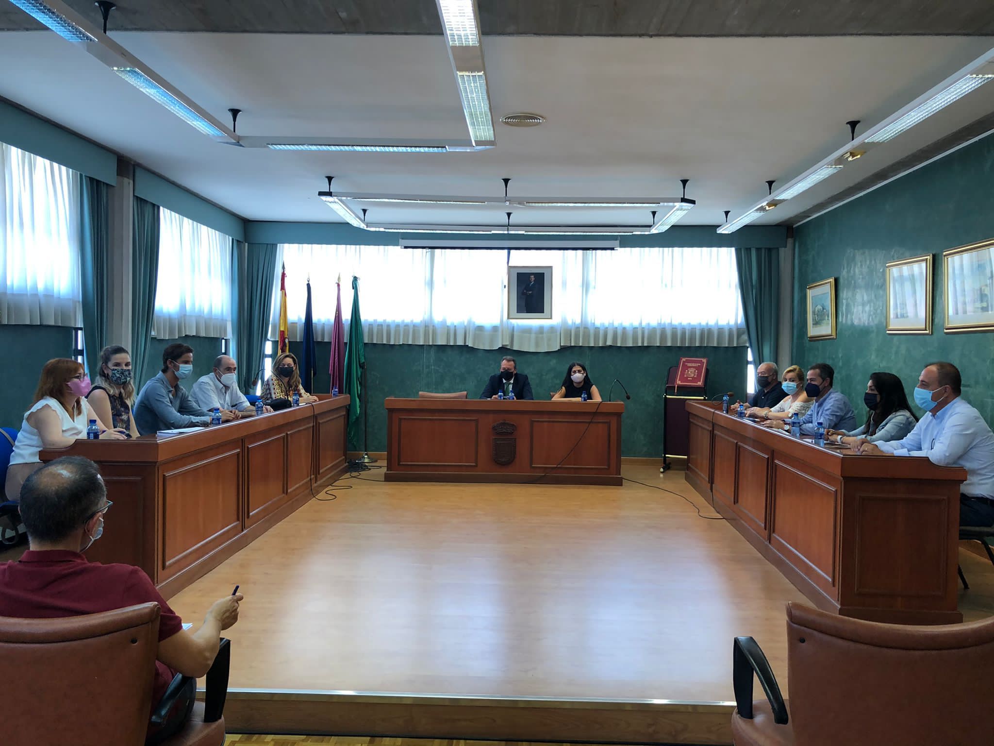 Reunión de los alcaldes de la comarca para establecer estrategias conjuntas para el desarrollo de suelo industrial