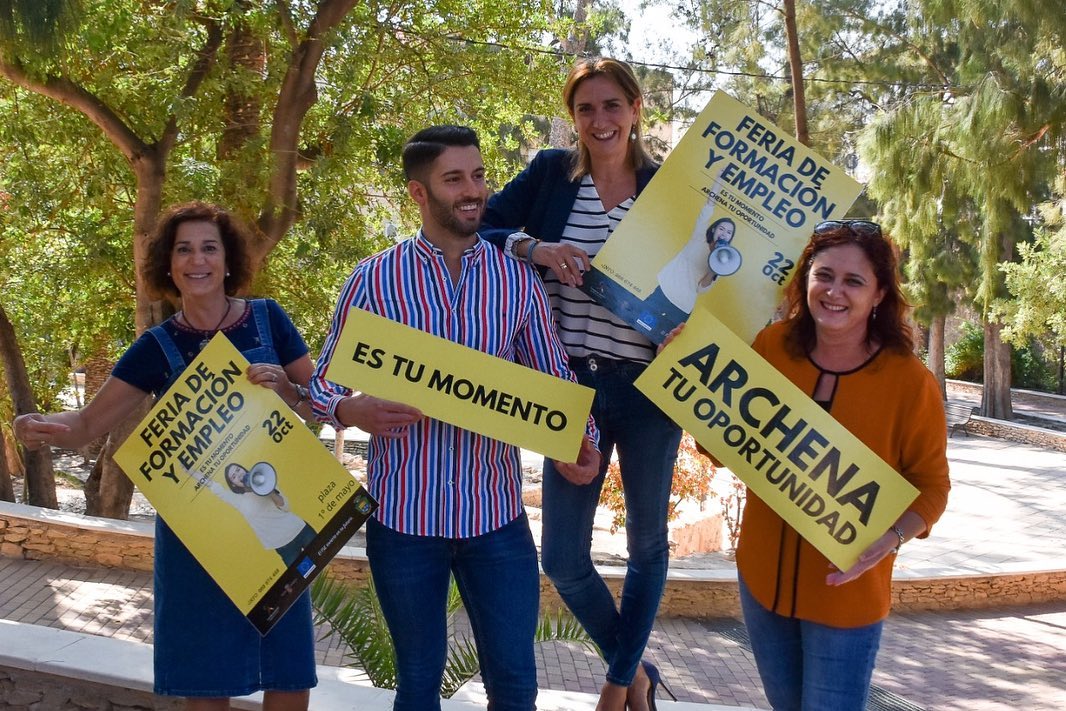 Ayuntamiento de Archena - La I Feria de Empleo de Archena se celebrará el 22 de octubre en la plaza 1º de Mayo