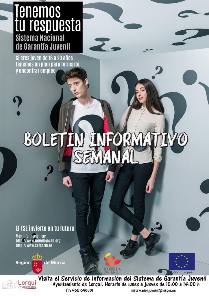 Boletín Informativo Semanal de Garantía Juvenil
