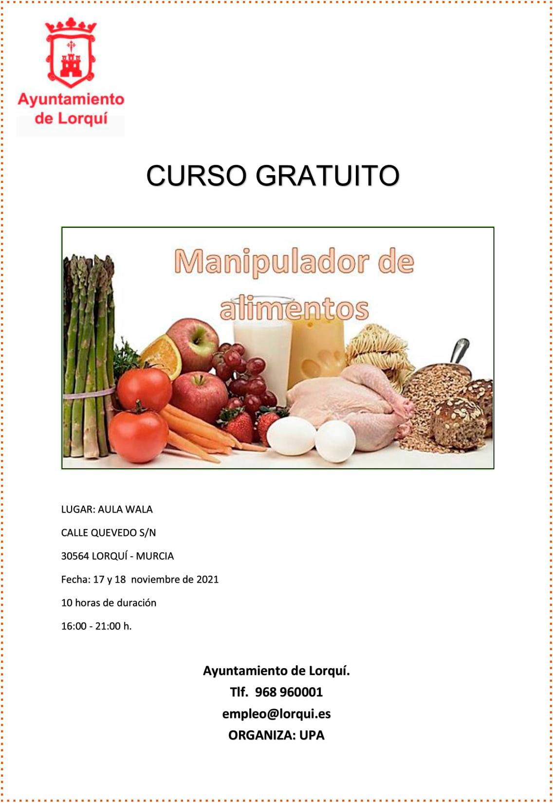 Curso de manipulador de alimentos