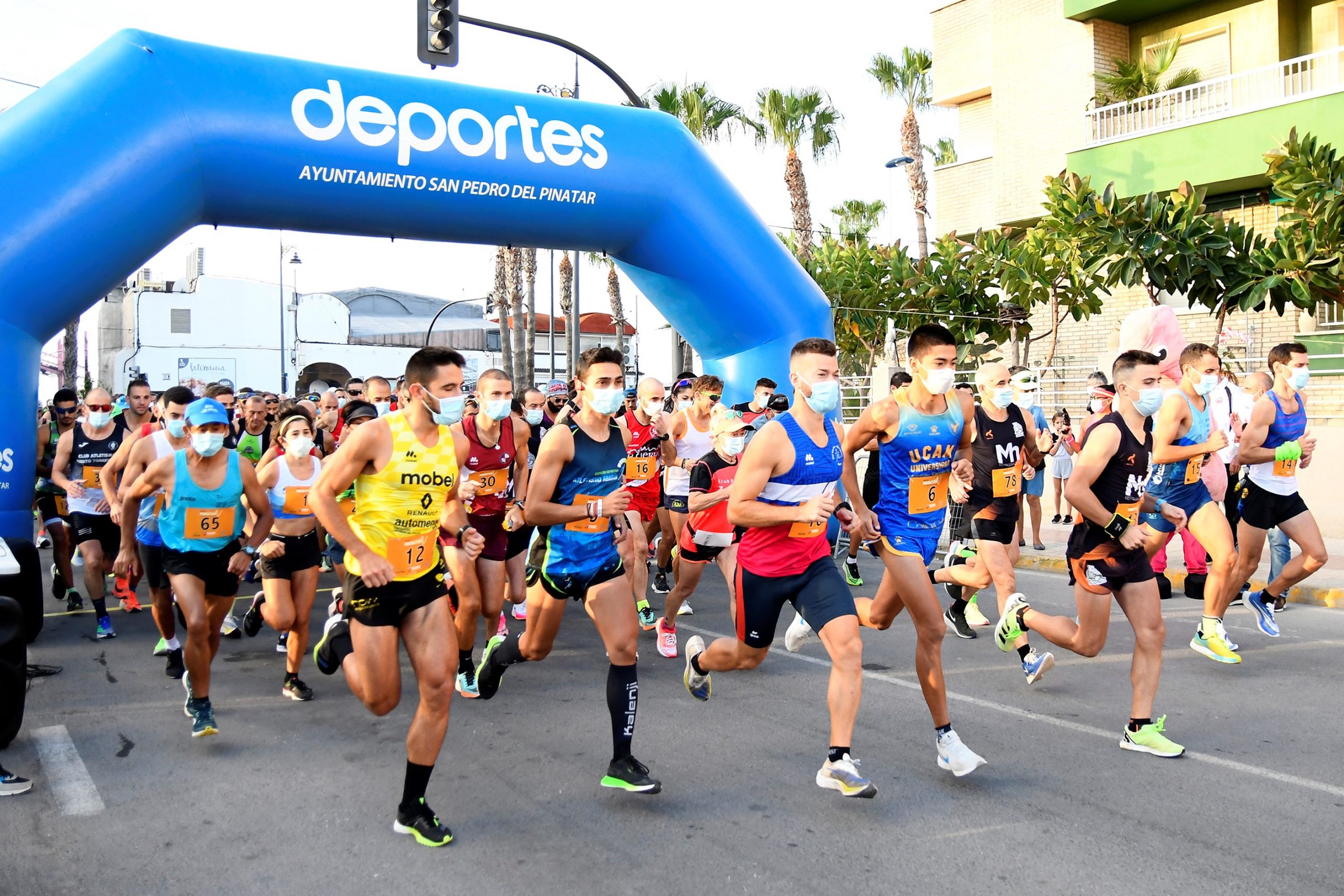 Juan Ramón García y Tania Salamanca, vencedores de la I Media Maratón Paraíso Salado
