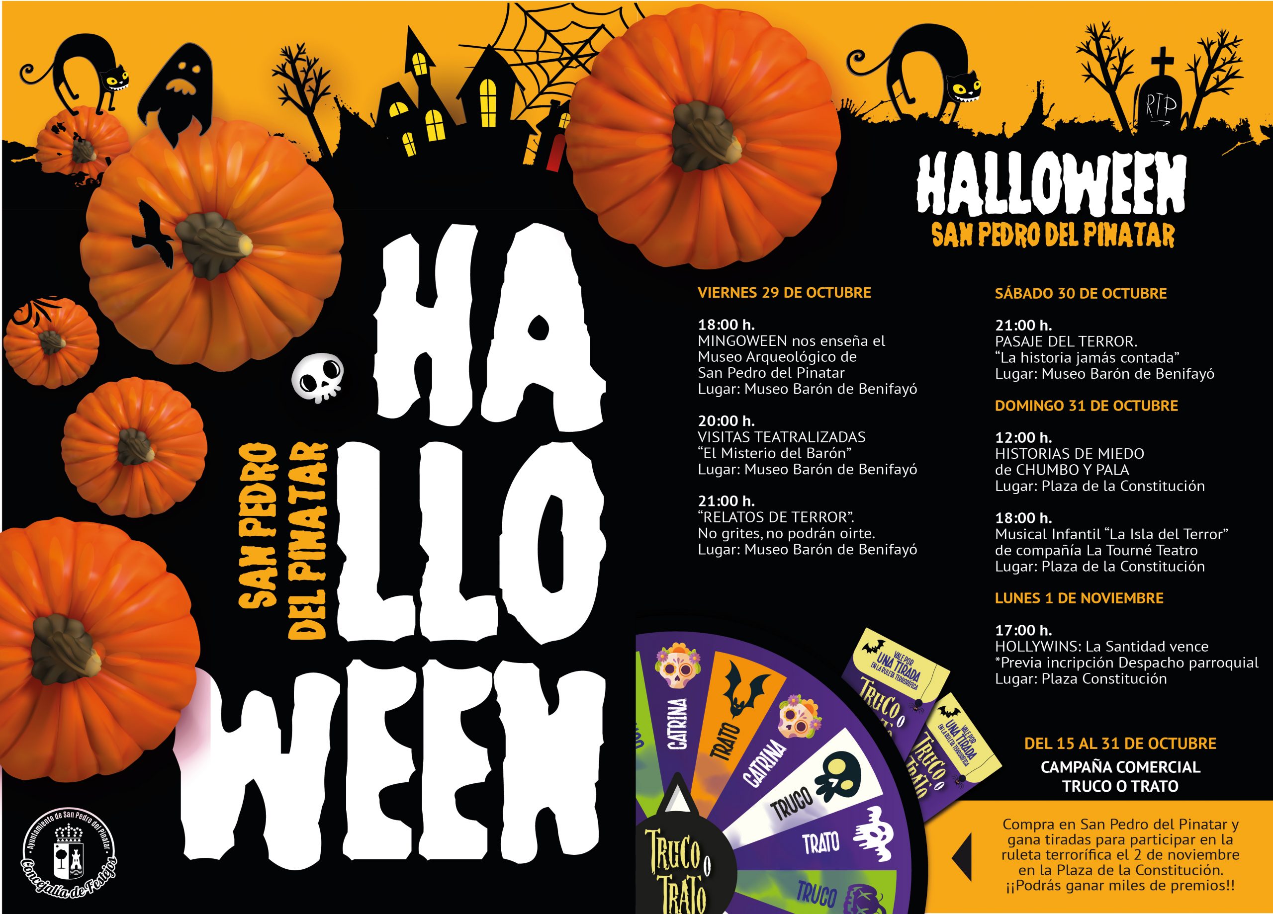 Las leyendas del Barón de Benifayó centran este año la programación de Halloween