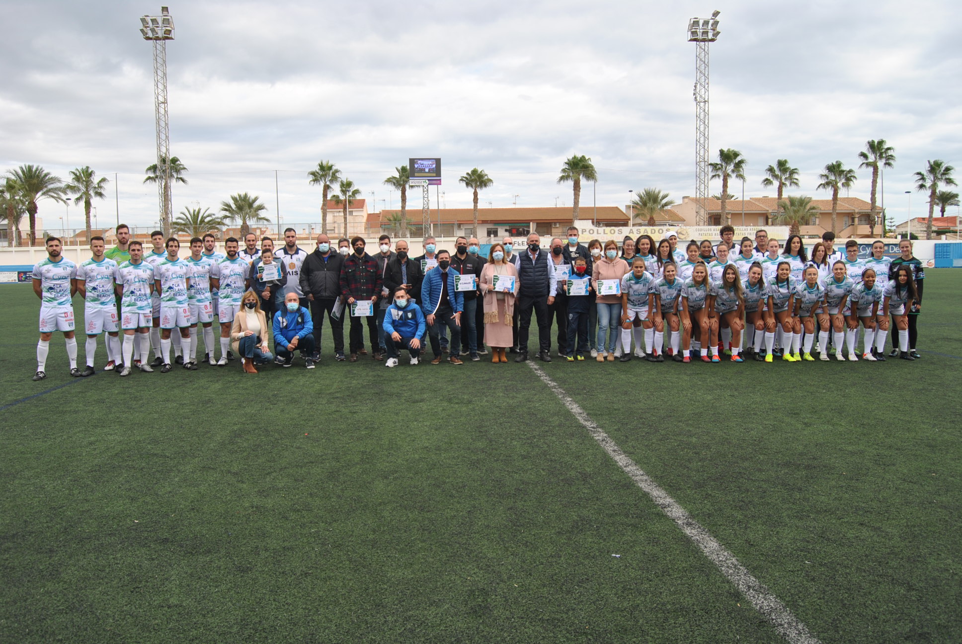 El Atlético Pinatarense presenta sus equipos para la temporada 2021-2022
