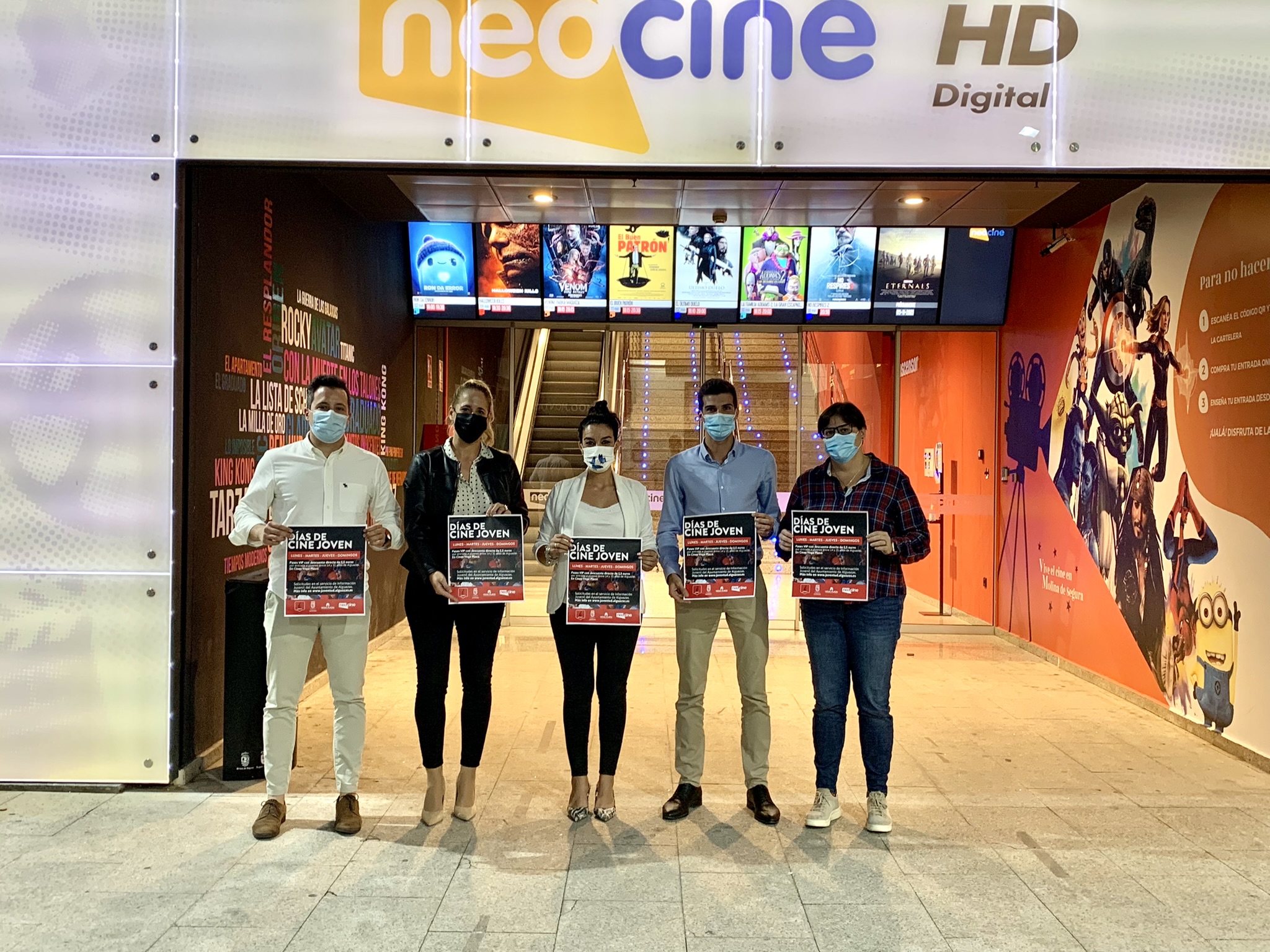 El Ayuntamiento de Alguazas y Cines Vega Plaza llegan a un acuerdo para rebajar las entradas de cine a los jóvenes de entre 14 y 35 años