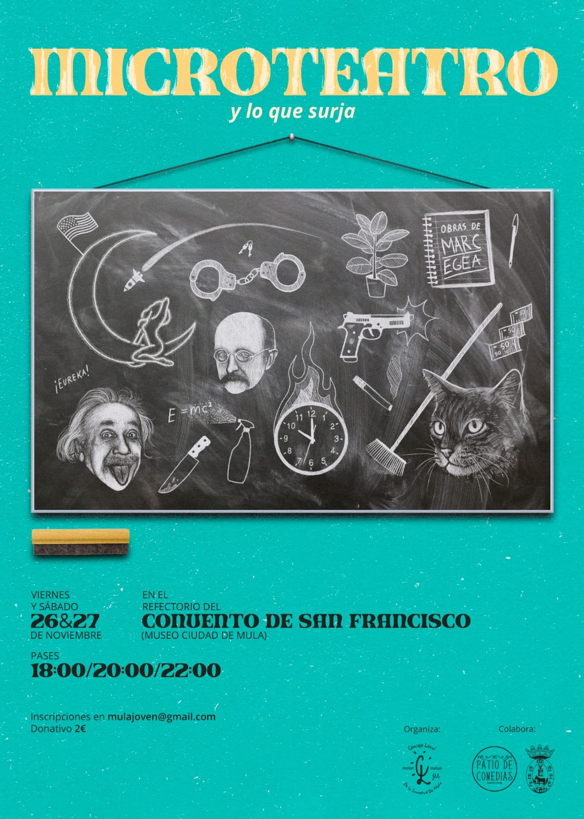 JUVENTUD | Microteatro y lo que surja – 26 y 27 de noviembre