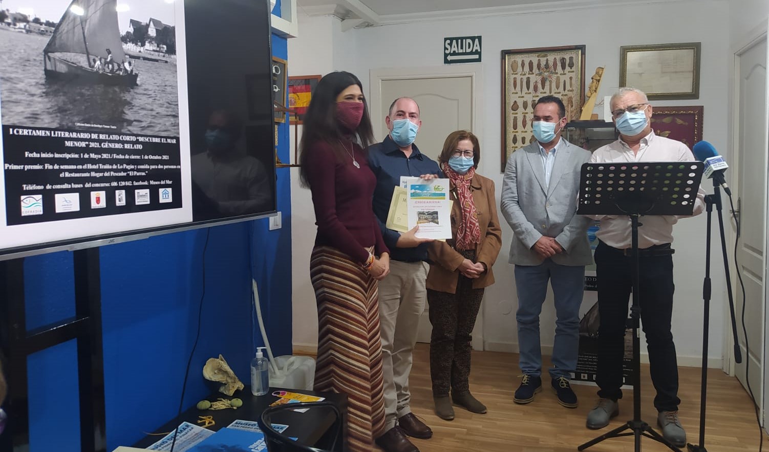 Manuel Lozano se alza con el primer premio del certamen de relato corto “Descubre el Mar Menor”