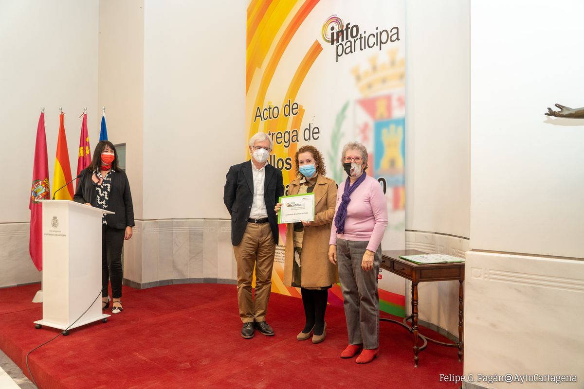 San Pedro del Pinatar recibe el sello Infoparticipa 2020 a la Calidad y Transparencia de la comunicación pública local