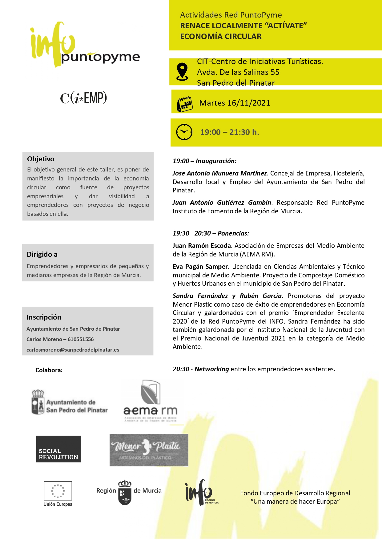 Taller Economía Circular - 16 noviembre 2021