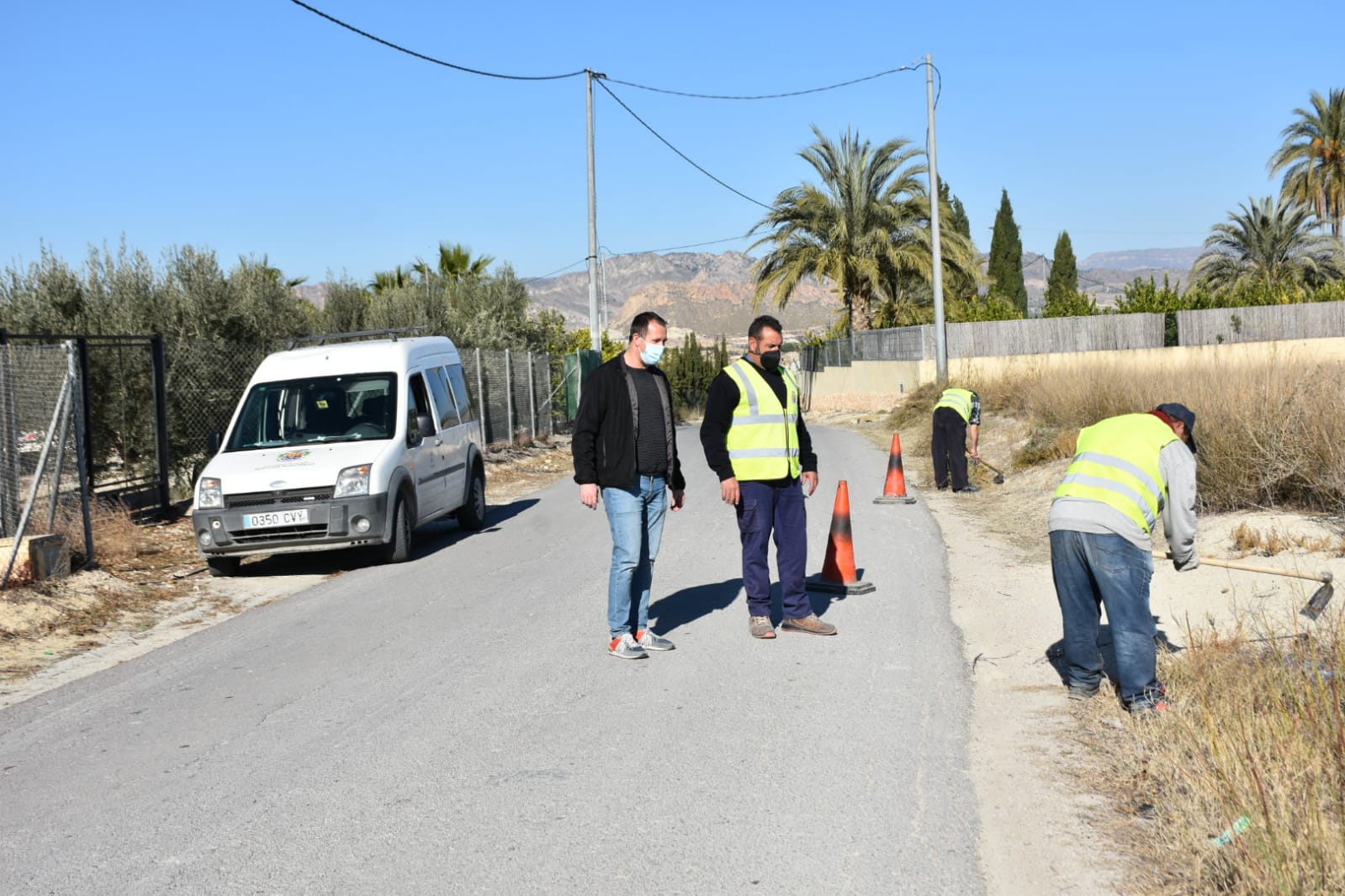Ayuntamiento de Archena - Comenzaron las obras para mejorar y acondicionar caminos rurales y senderos eco-turísticos en todo el municipio