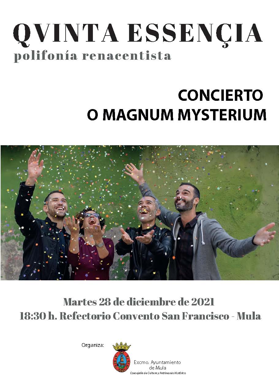 CULTURA | Concierto "Qvinta essençia: polifonía renacentista" - 28 de diciembre