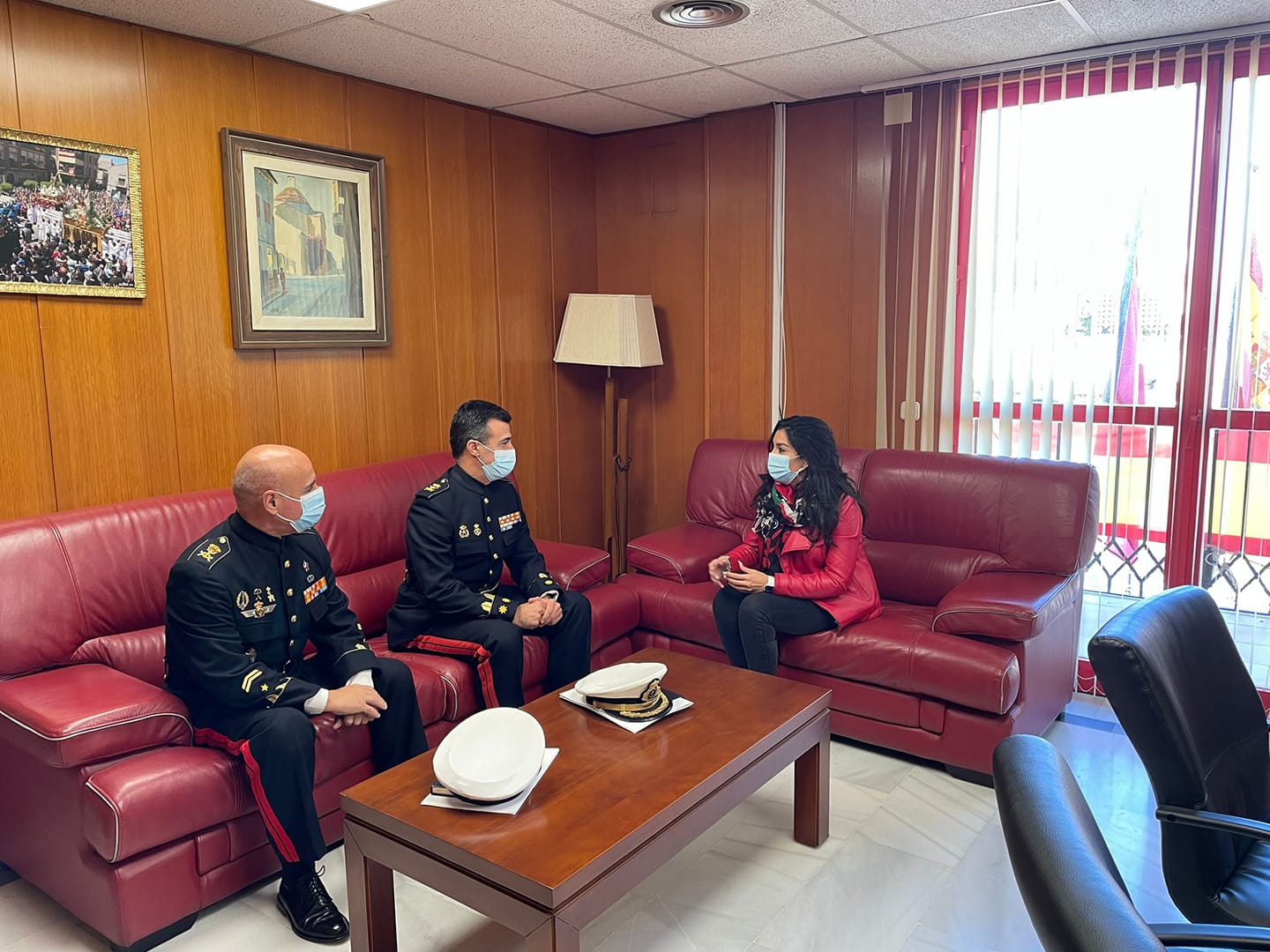 La Fuerza de Guerra Naval visita Alguazas para organizar el proyecto "misión solidaria"