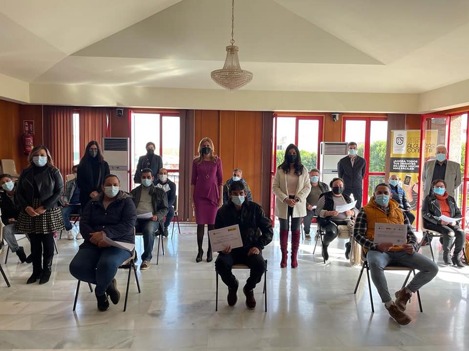 La directora general del SEF clausura el Programa Mixto de Empleo y Formación "Rehabilita Alguazas II"