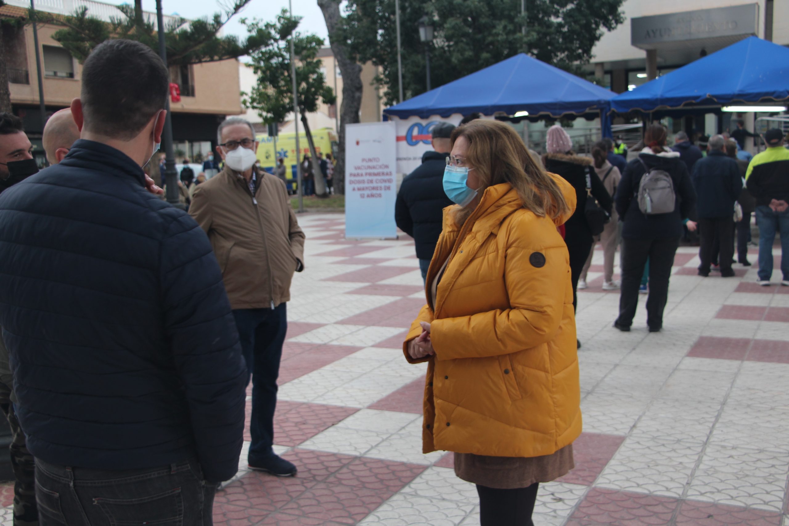 Más de 750 personas acudieron al punto móvil COVID habilitado en San Pedro del Pinatar