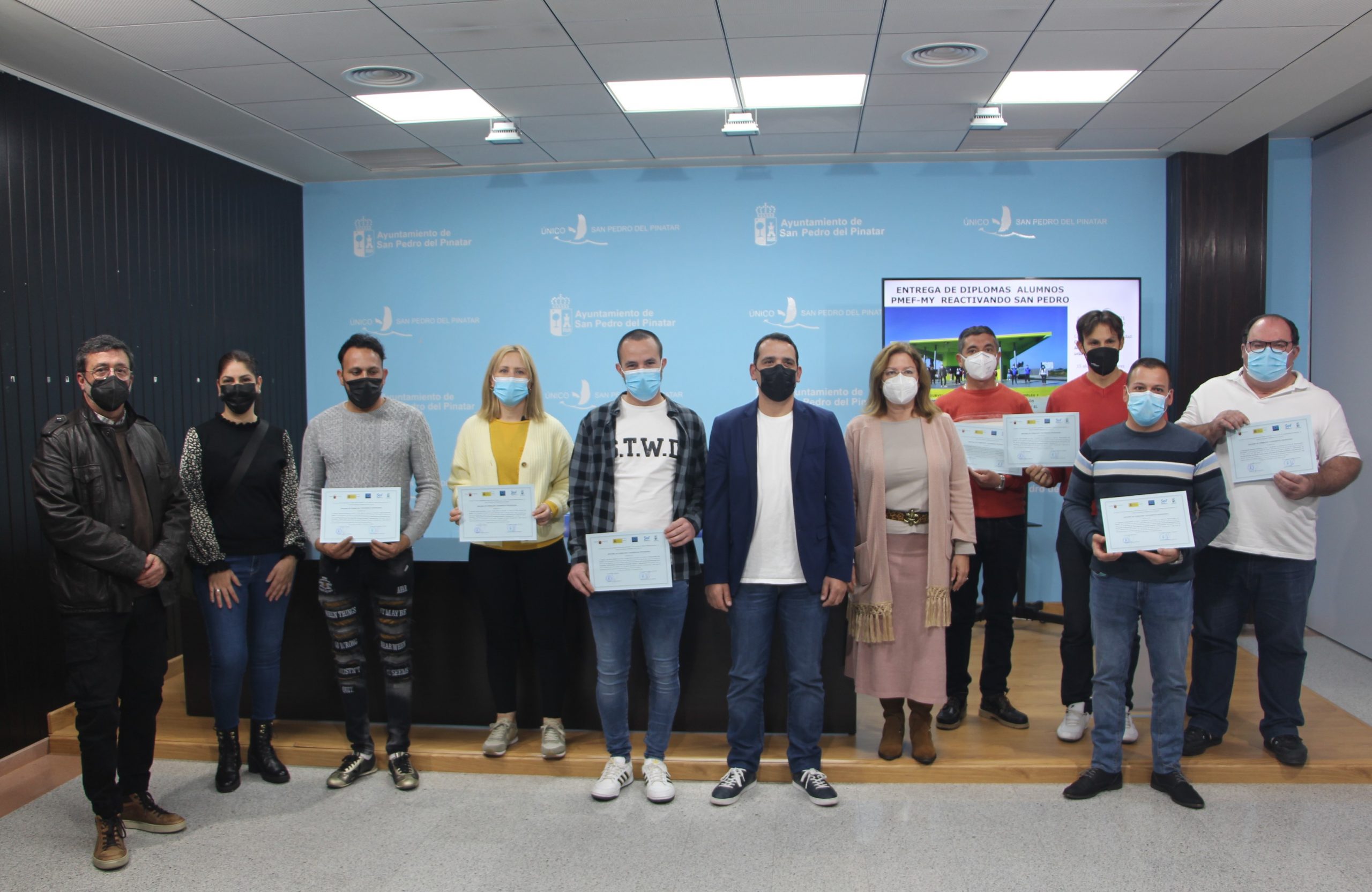 15 alumnos concluyen el programa mixto de empleo y formación “Reactivando San Pedro”