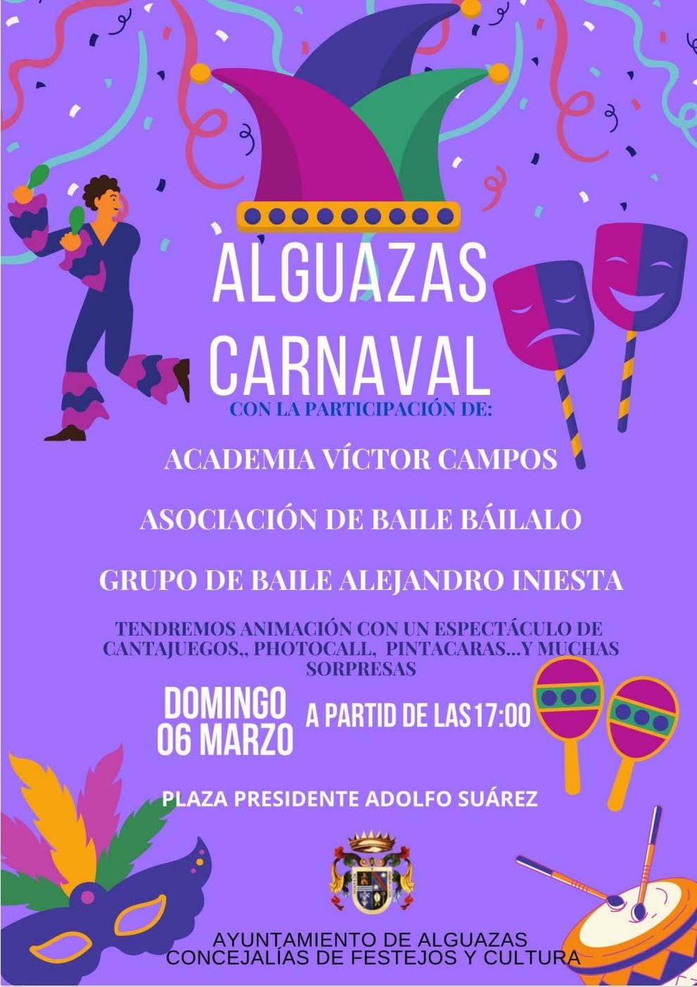 Alguazas celebrará el Carnaval el domingo 6 de marzo