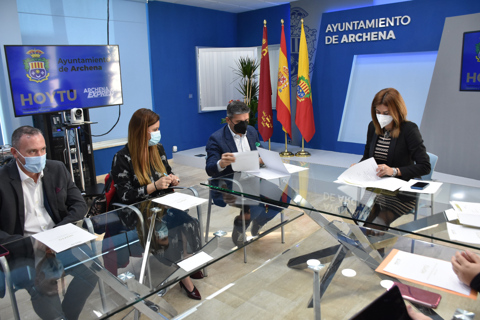 Ayuntamiento de Archena - La hostelería y el turismo de Archena se integran en la Federación Regional Empresarial ‘HoyTú’