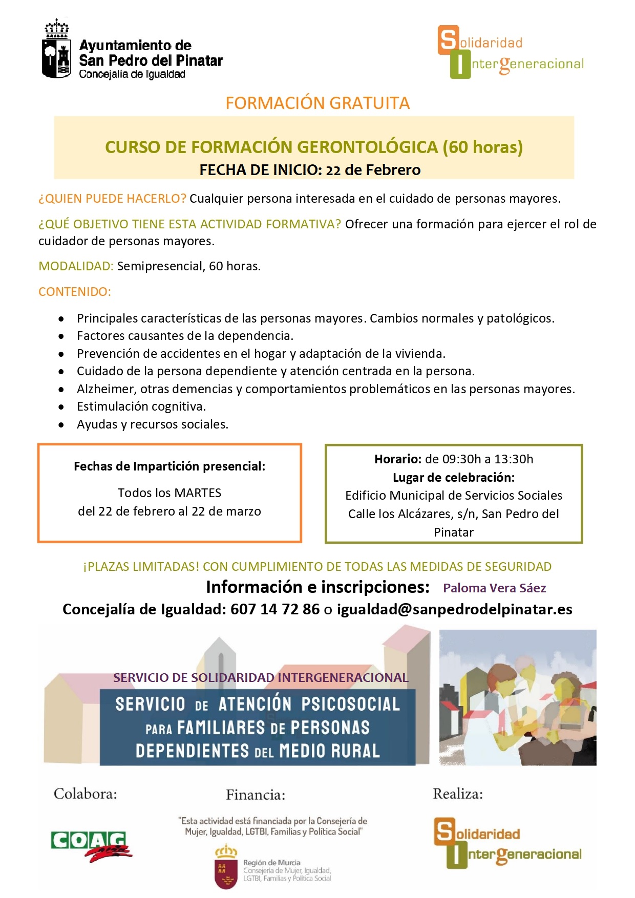 IGUALDAD: Curso de Formación Gerontológica