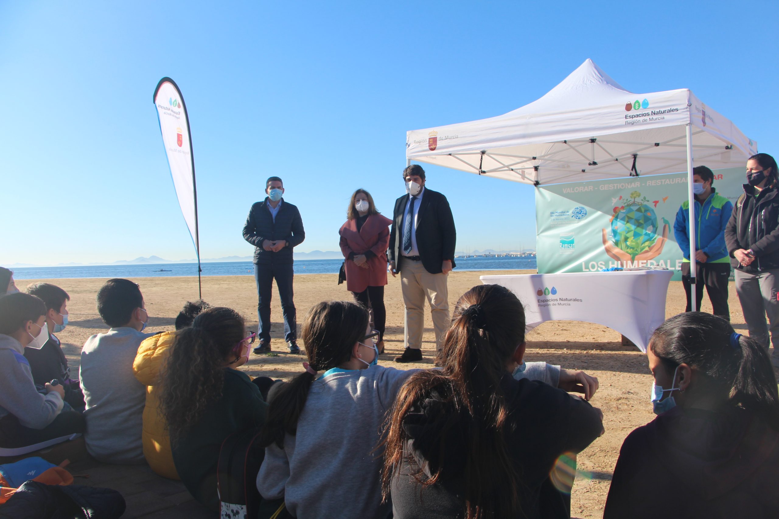 San Pedro del Pinatar celebra el Día Mundial de los Humedales en el Parque Regional de Las Salinas