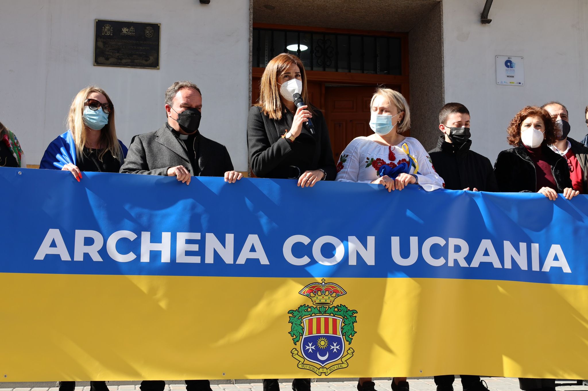 Ayuntamiento de Archena - Alcaldesa y Equipo de Gobierno Municipal, en solidaridad con el pueblo ucraniano