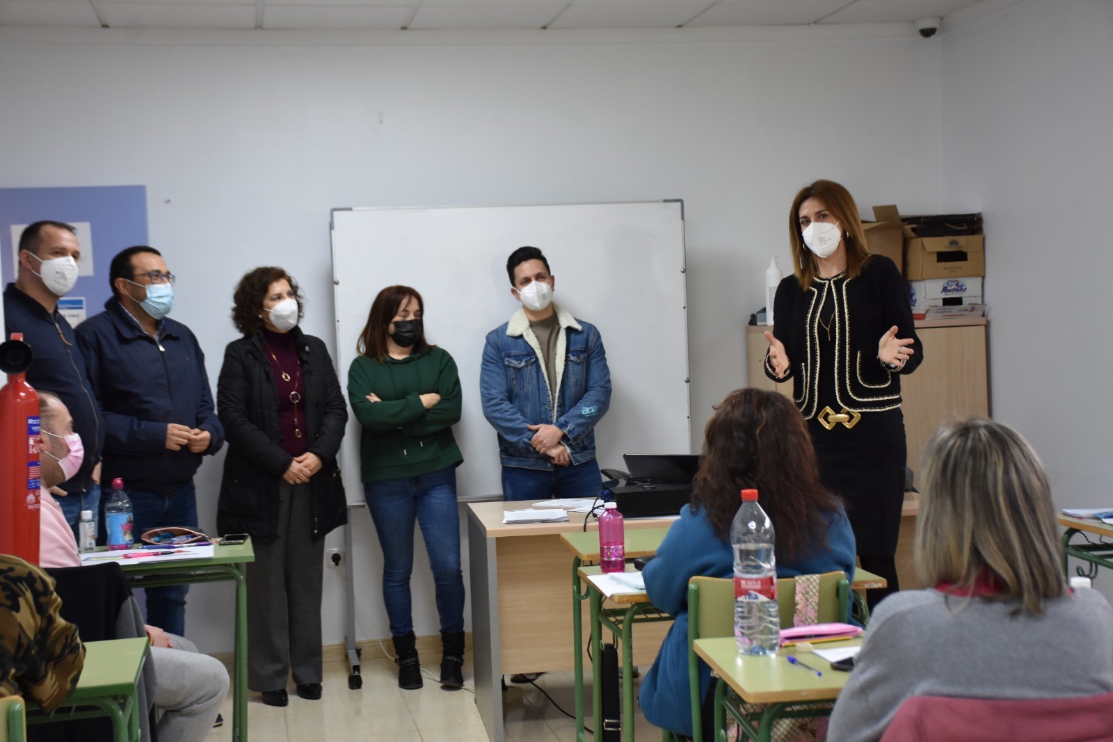 Ayuntamiento de Archena - Patricia Fernández da la bienvenida a los 18 alumnos del programa de Empleo ‘Archena emprende en verde’