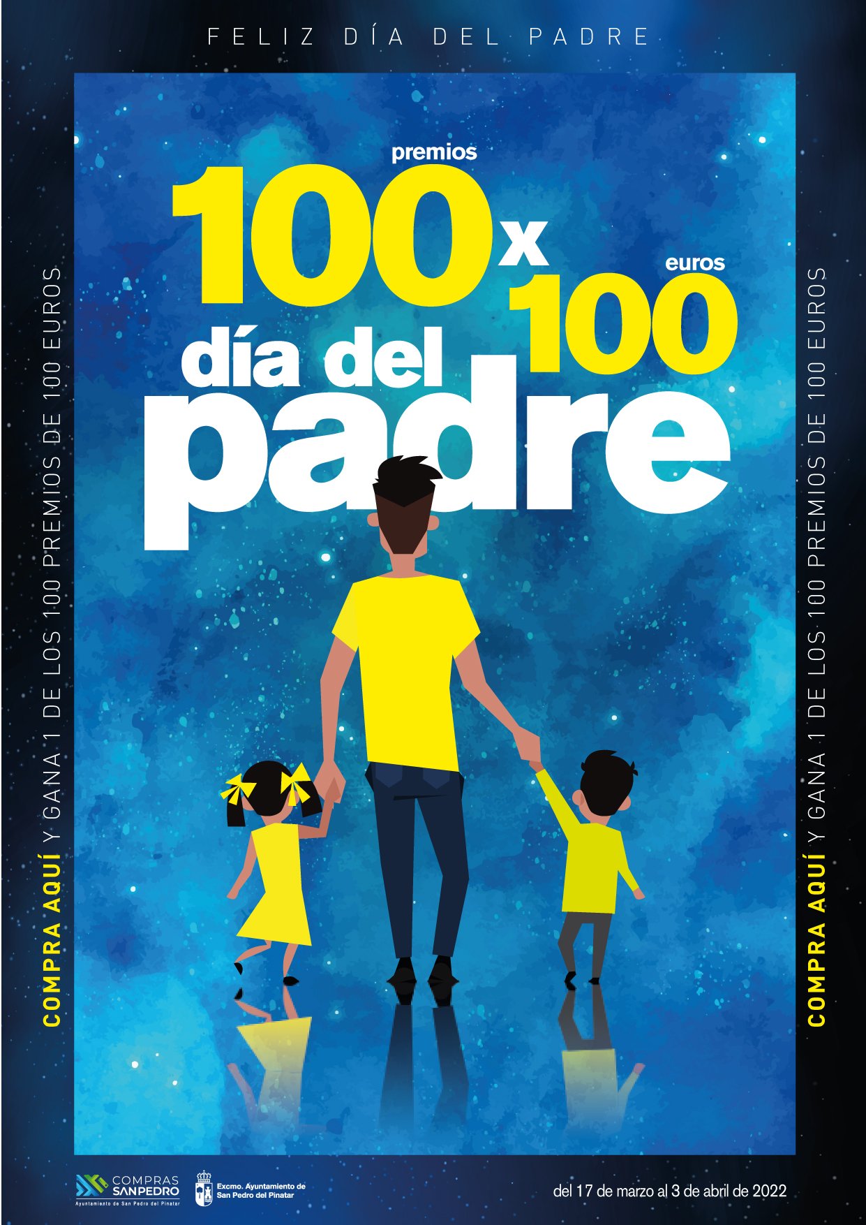 Comercio pone en marcha la campaña del Día del padre con 100 premios de 100 euros