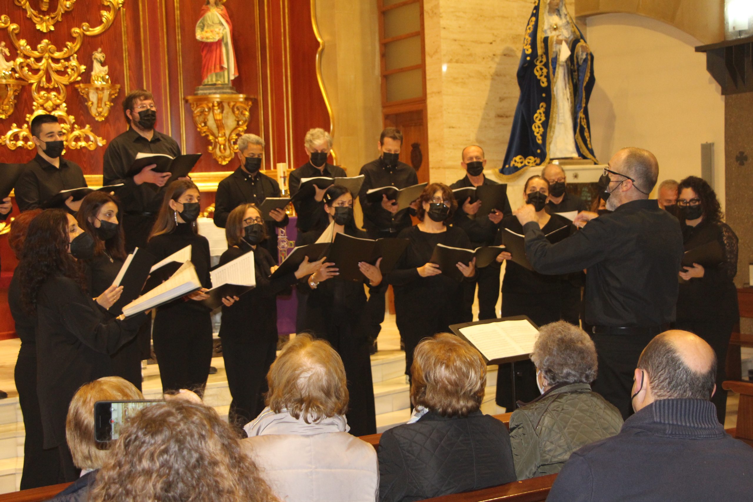 La coral Patnia ofrece un recital de música sacra con motivo de la Semana Santa
