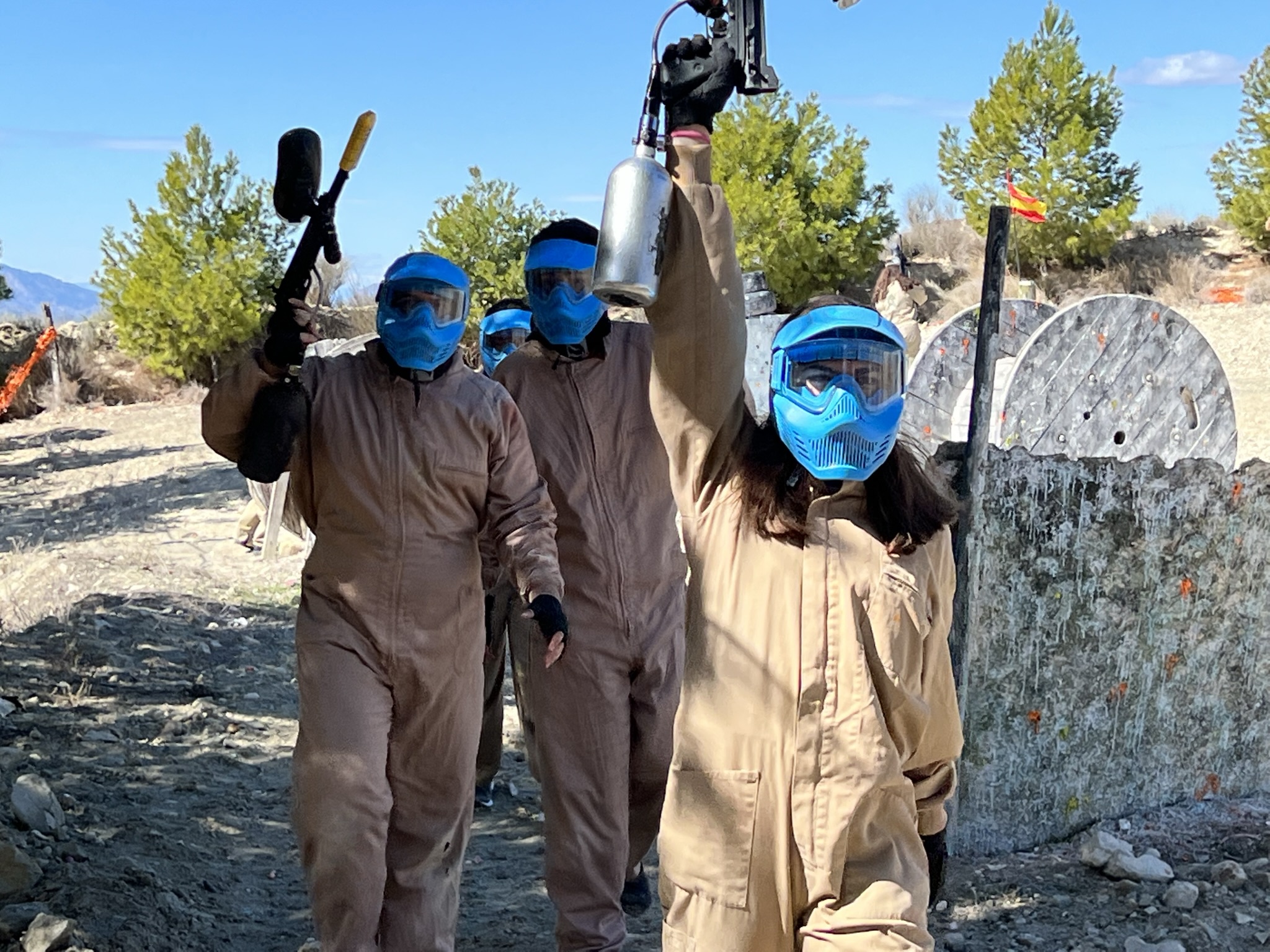 Mucha diversión en la actividad de Paint-Ball organizada por la Concejalía de Juventud