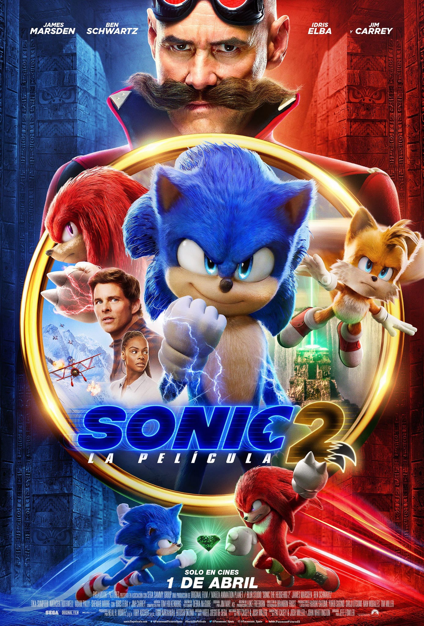 CULTURA | Cine: "Sonic 2" - 9 y 11 de abril