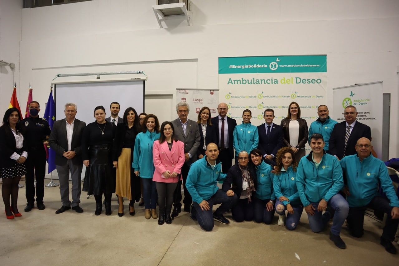 El Ayuntamiento de Lorquí firma un convenio de colaboración con la Fundación Ambulancia del Deseo