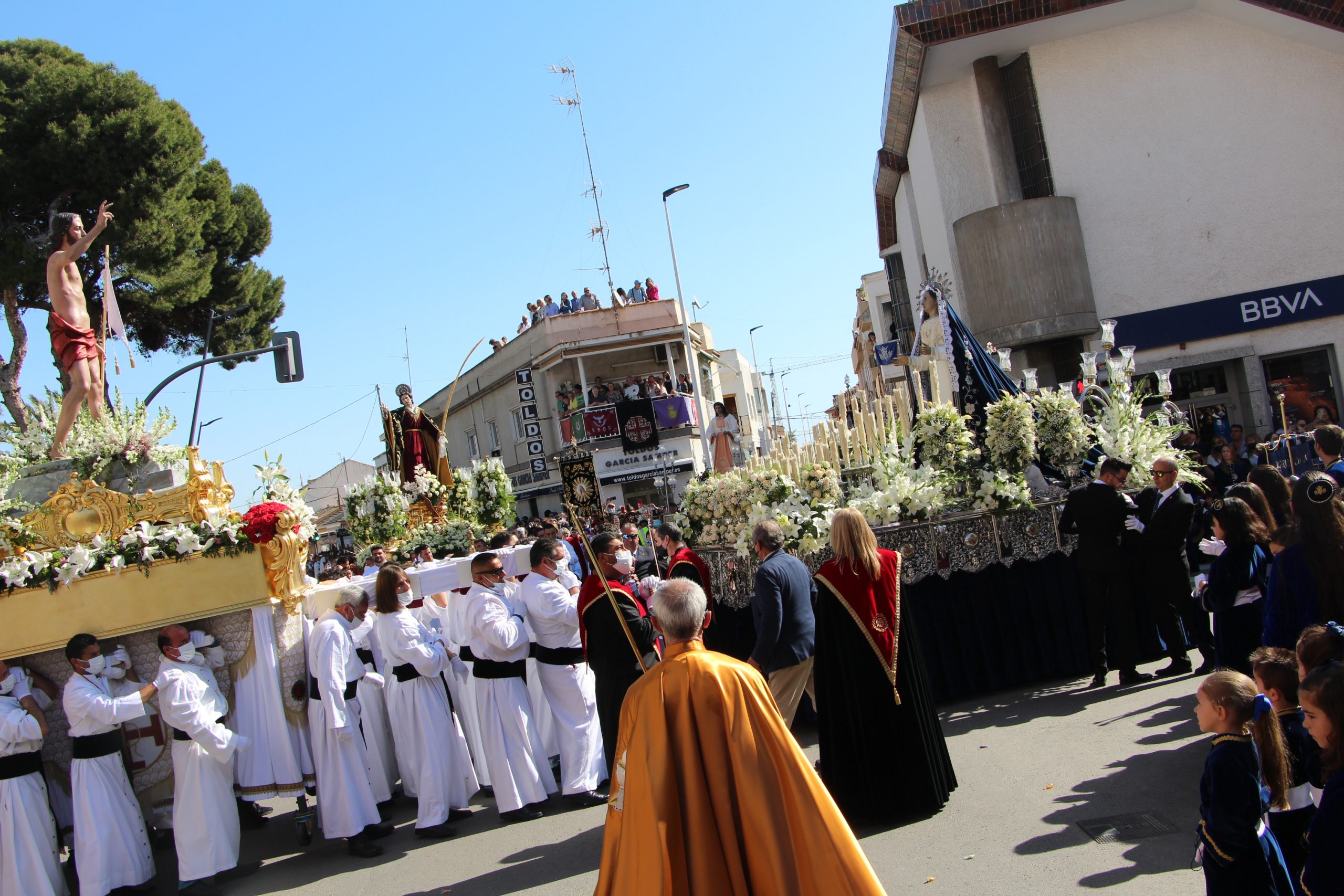 El Encuentro del Domingo de Resurrección cierra la Semana Santa de San Pedro del Pinatar