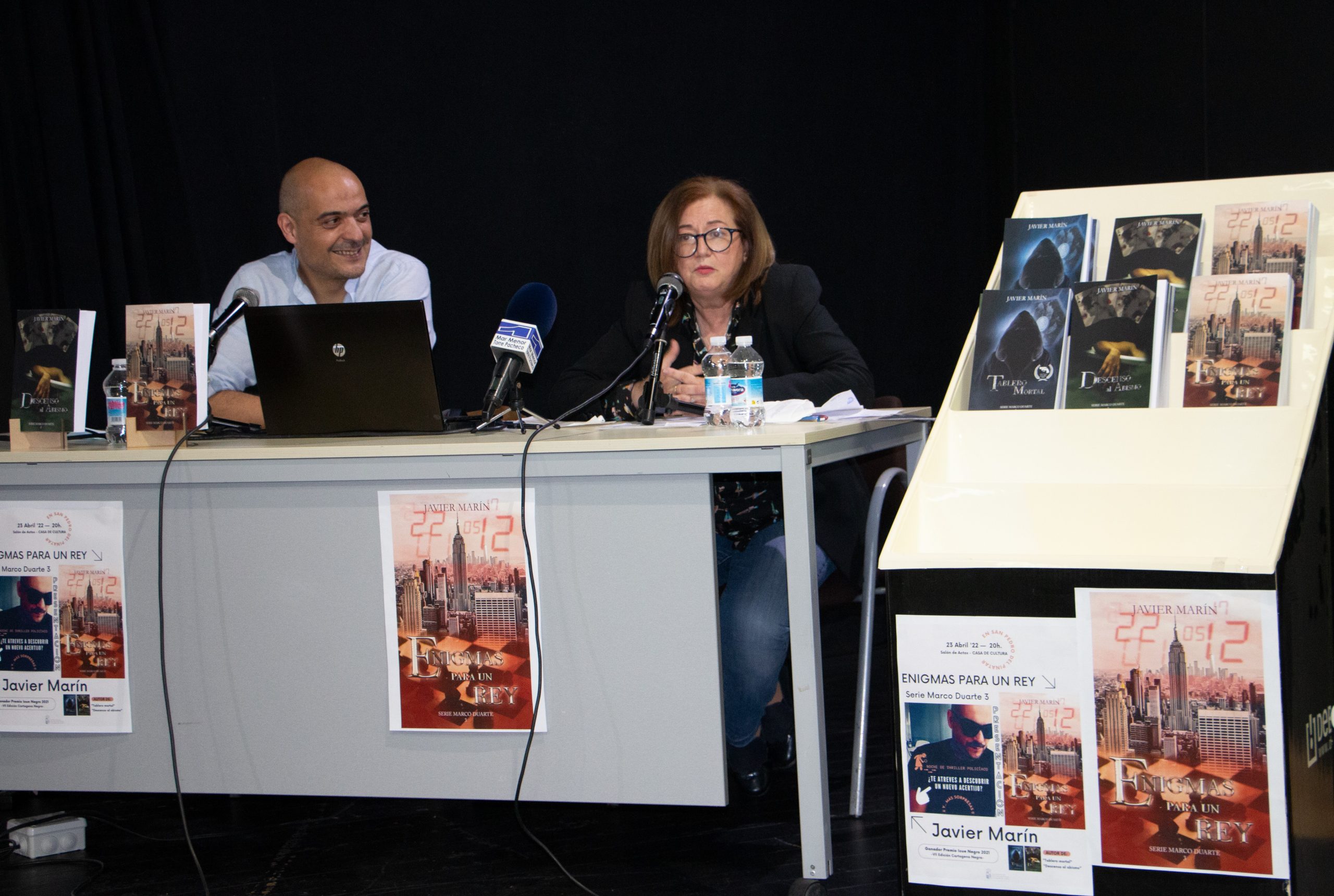 Javier Marín presenta su libro “Enigmas para un Rey”, tercera entrega protagonizada por Marco Duarte