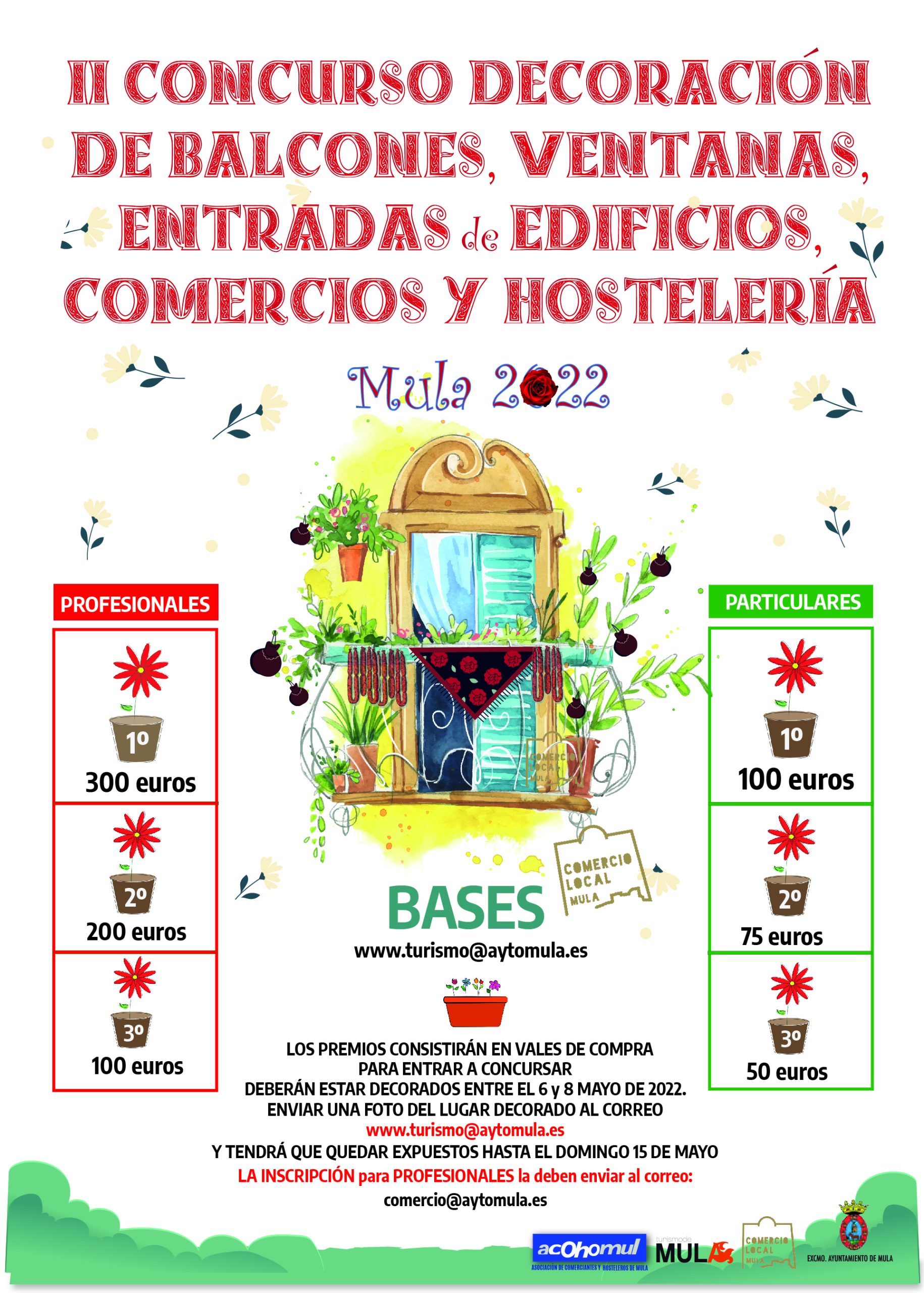 TURISMO | II Concurso decoración de balcones, ventanas y entradas "San Isidro 2022"