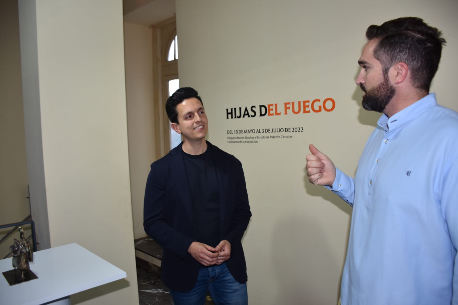 Ayuntamiento de Archena - Inaugurada la exposición colectiva “Hijas del fuego” (fundición a la cera perdida) en el Palacete de Villarías de Archena