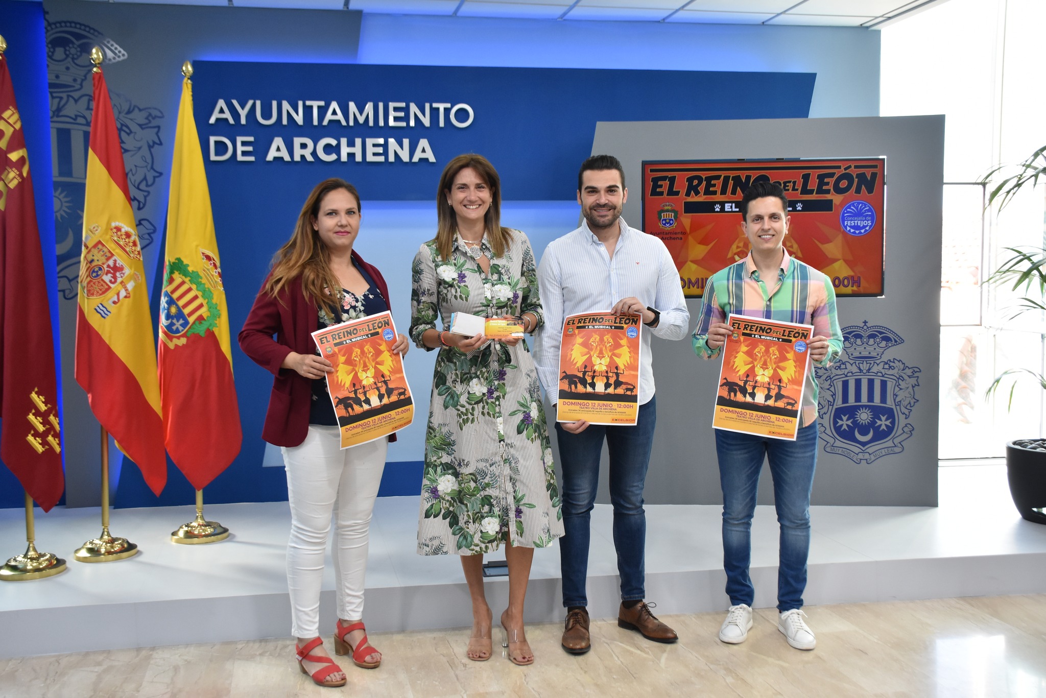 Ayuntamiento de Archena - La recaudación del musical infantil 'El Reino del León', que tendrá lugar el domingo, irá a parar a la asociación Afamar Archena (Asociación de Familias para la Promoción de la Autonomía Personal de los Menores)